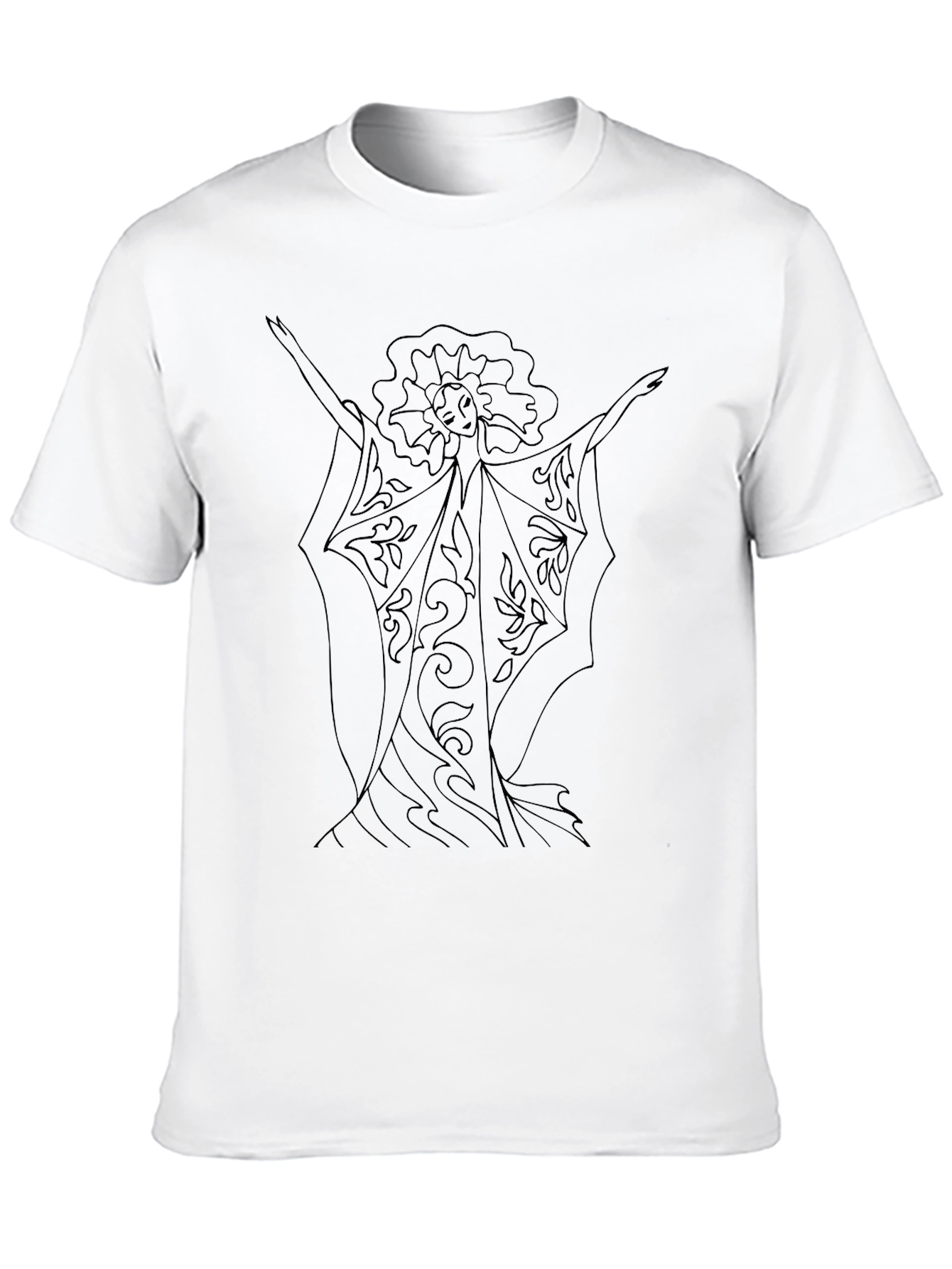 Mystic Maiden Graphic Tee - Black