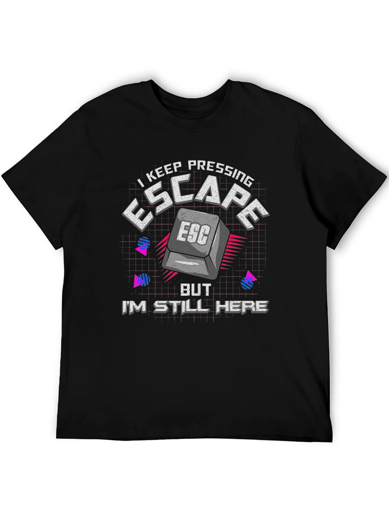 Escape Button Graphic Tee - Gamer Humor T-Shirt