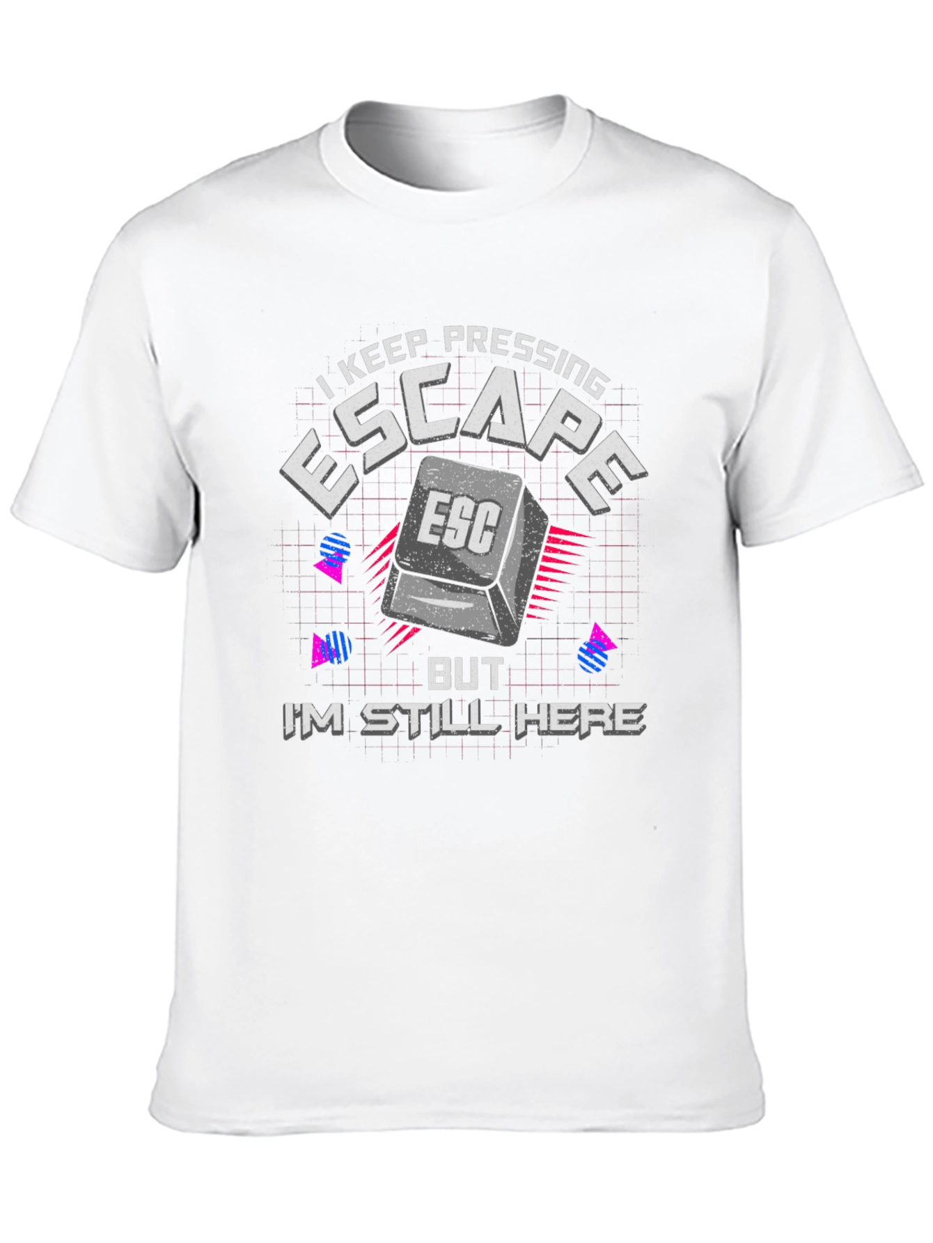 Escape Button Graphic Tee - Gamer Humor T-Shirt