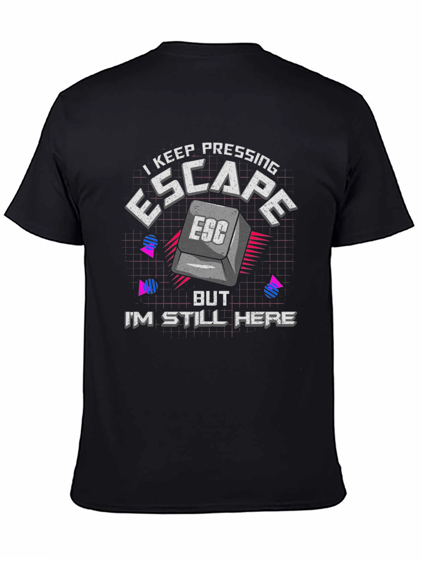 Escape Button Graphic Tee - Gamer Humor T-Shirt