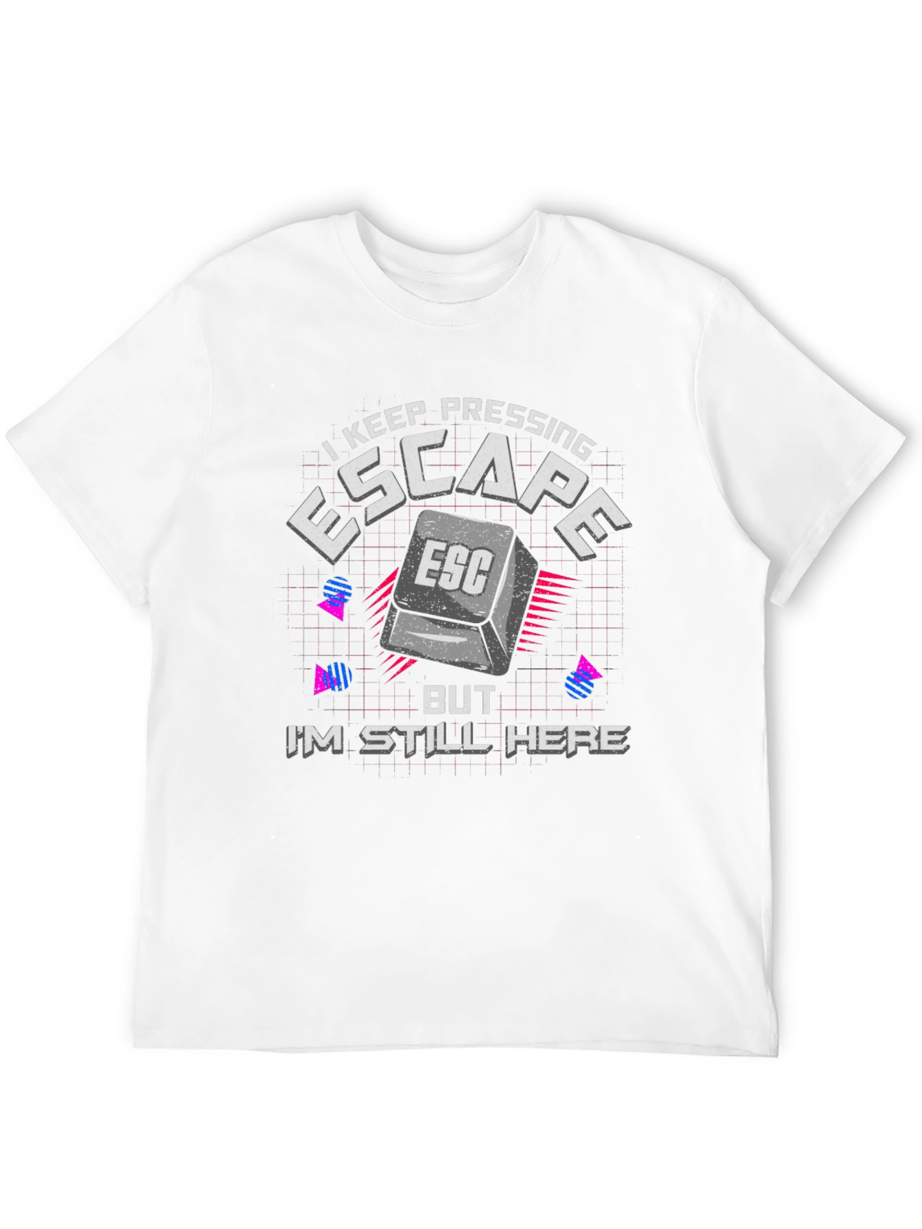 Escape Button Graphic Tee - Gamer Humor T-Shirt
