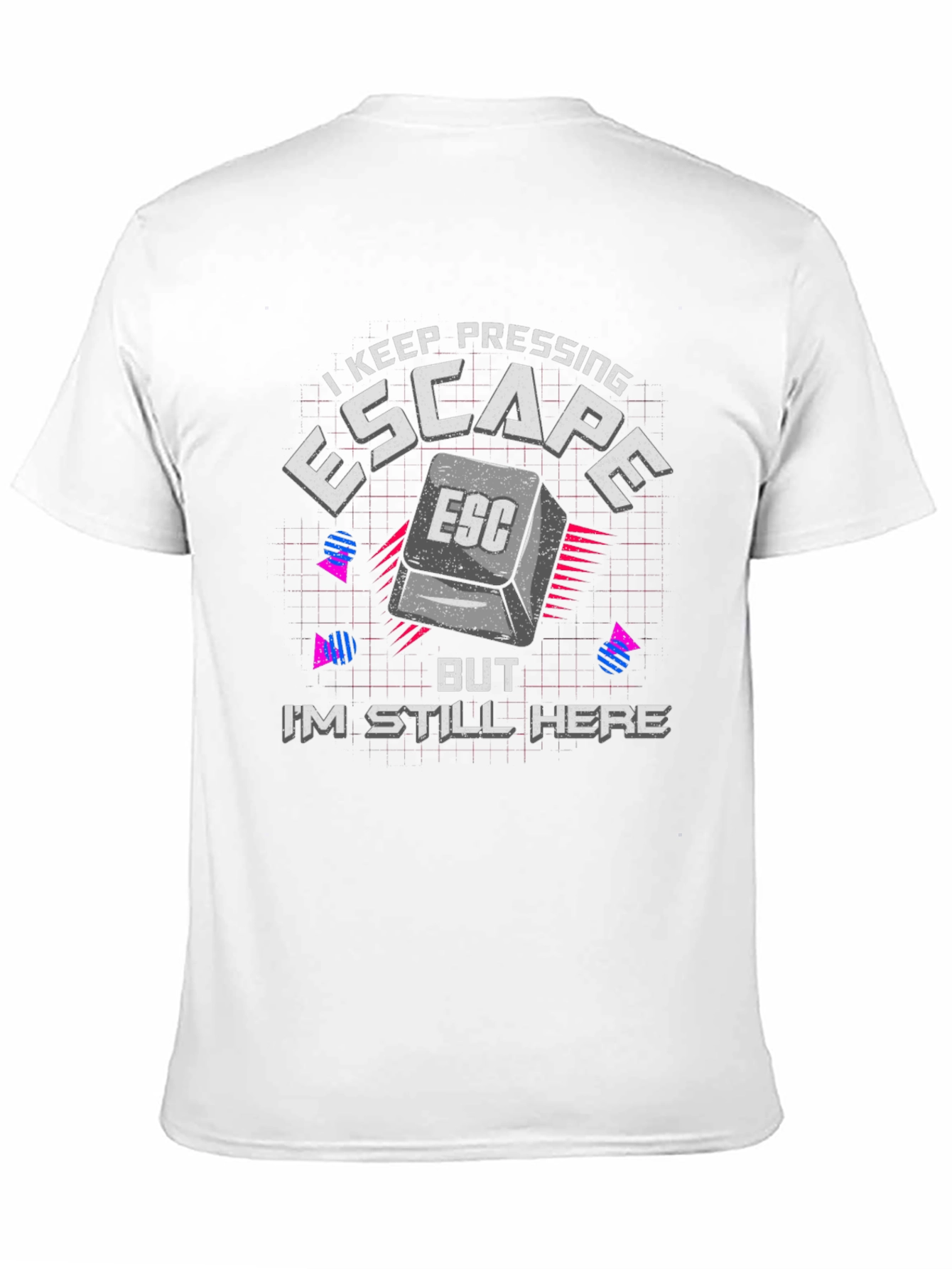 Escape Button Graphic Tee - Gamer Humor T-Shirt