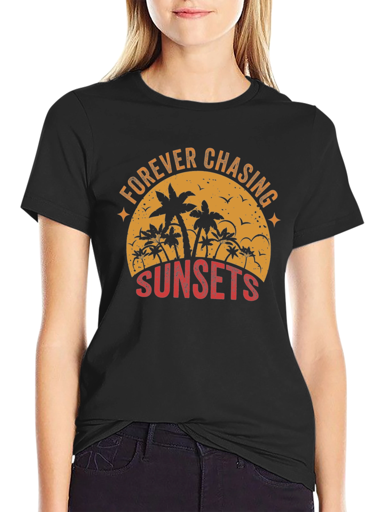 Forever Chasing Sunsets Graphic Tee