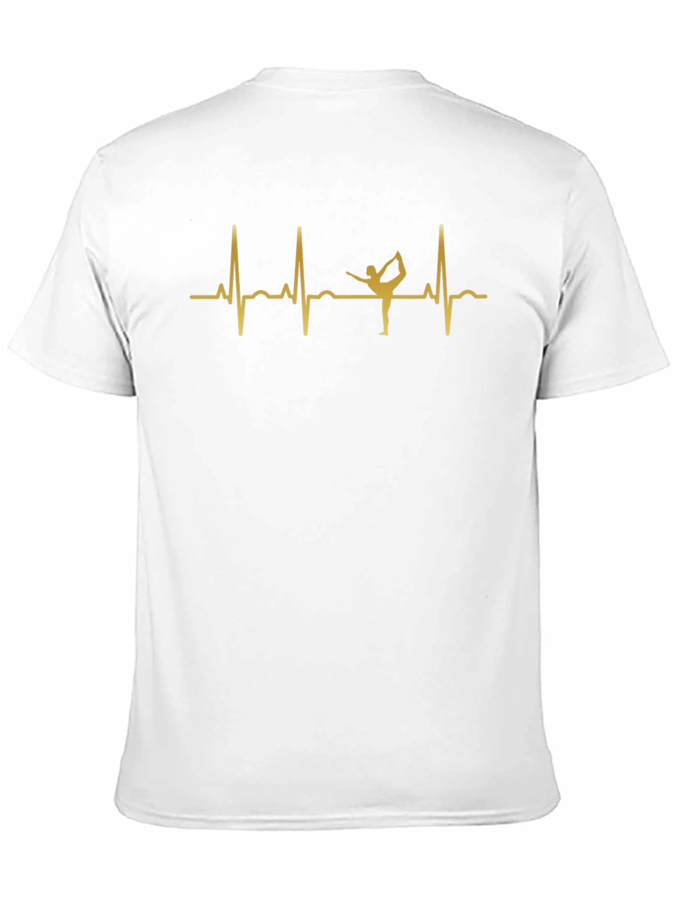 Yoga Heartbeat T-Shirt - Stylish & Comfortable