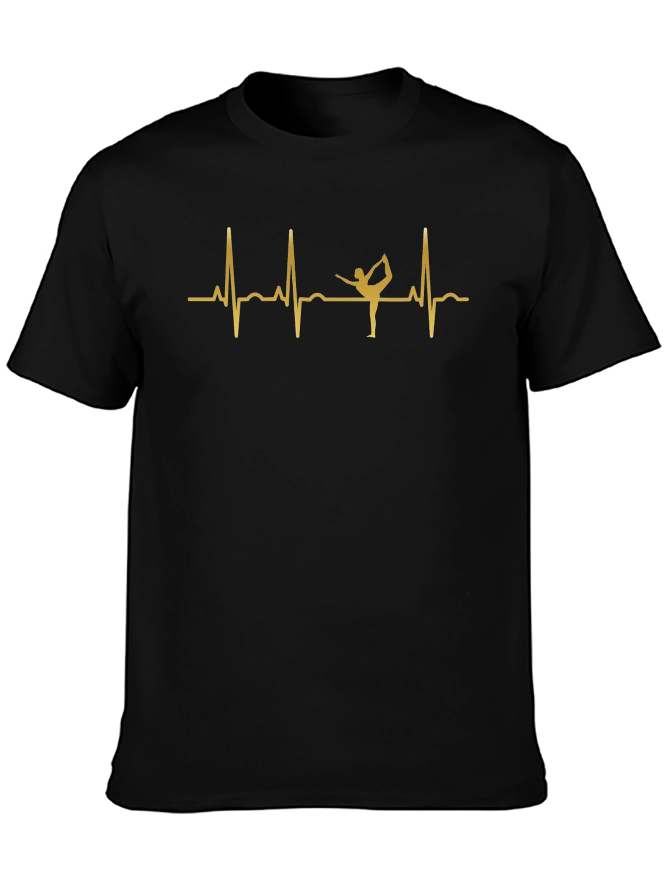 Yoga Heartbeat T-Shirt - Stylish & Comfortable