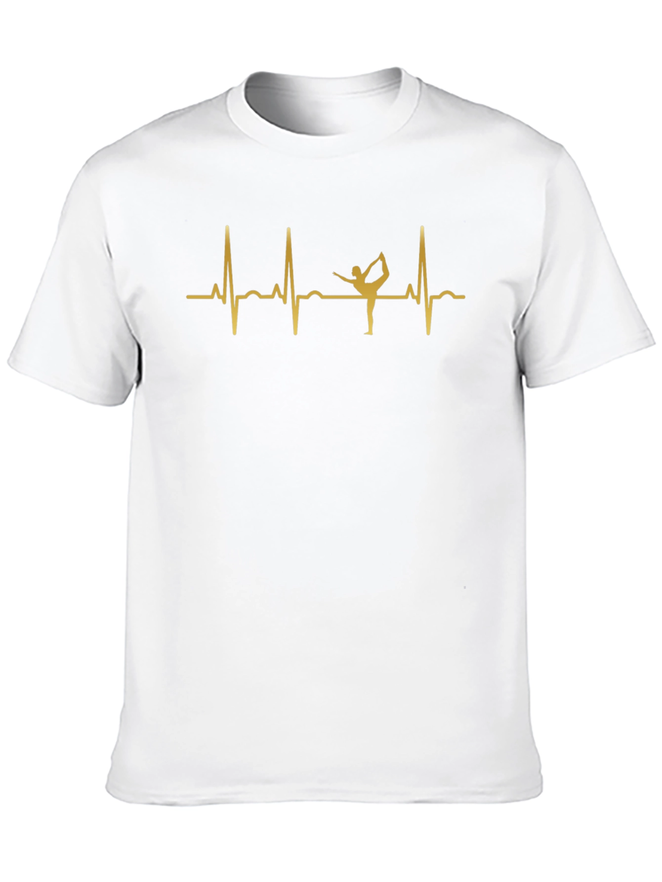Yoga Heartbeat T-Shirt - Stylish & Comfortable