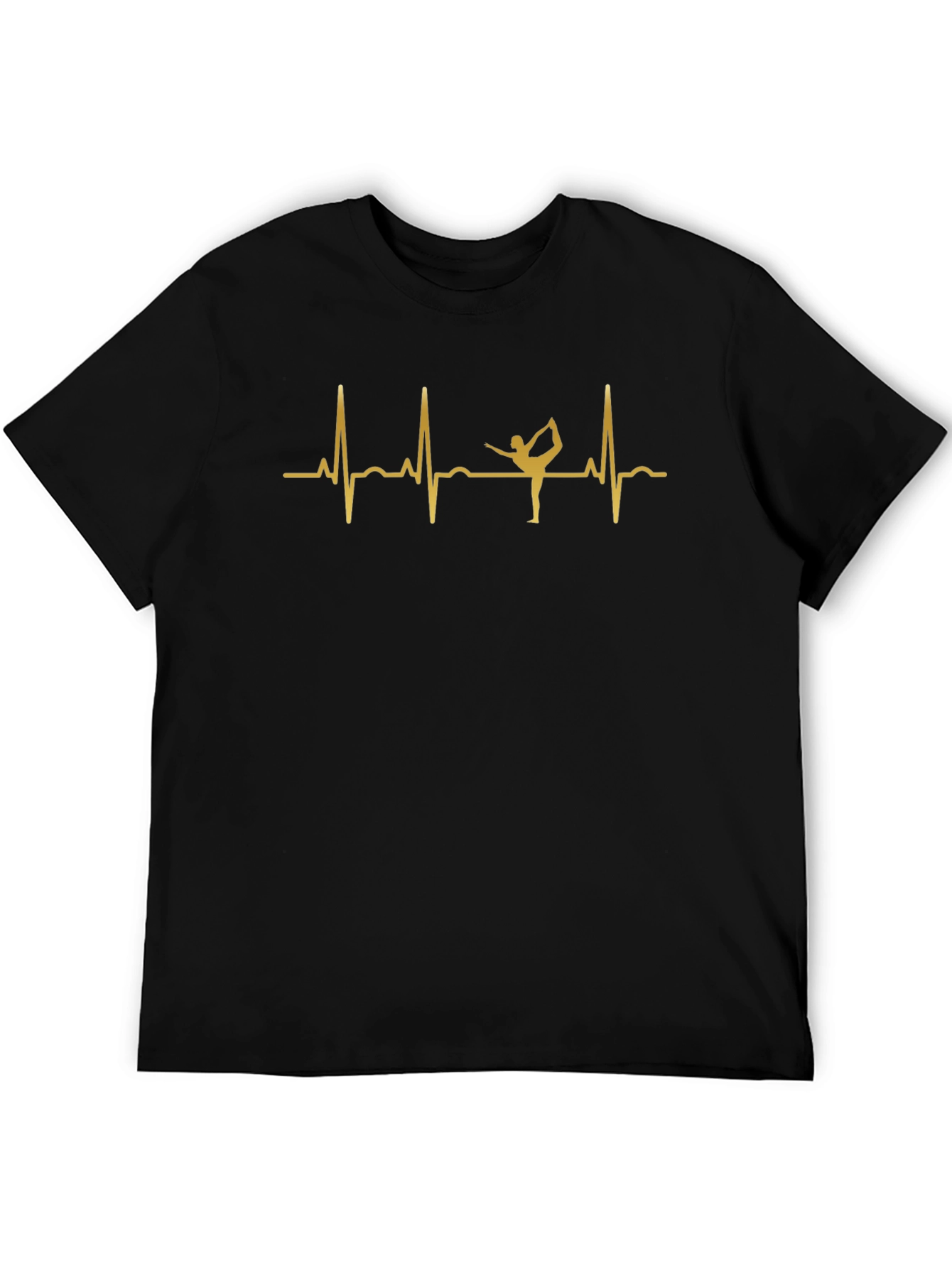 Yoga Heartbeat T-Shirt - Stylish & Comfortable