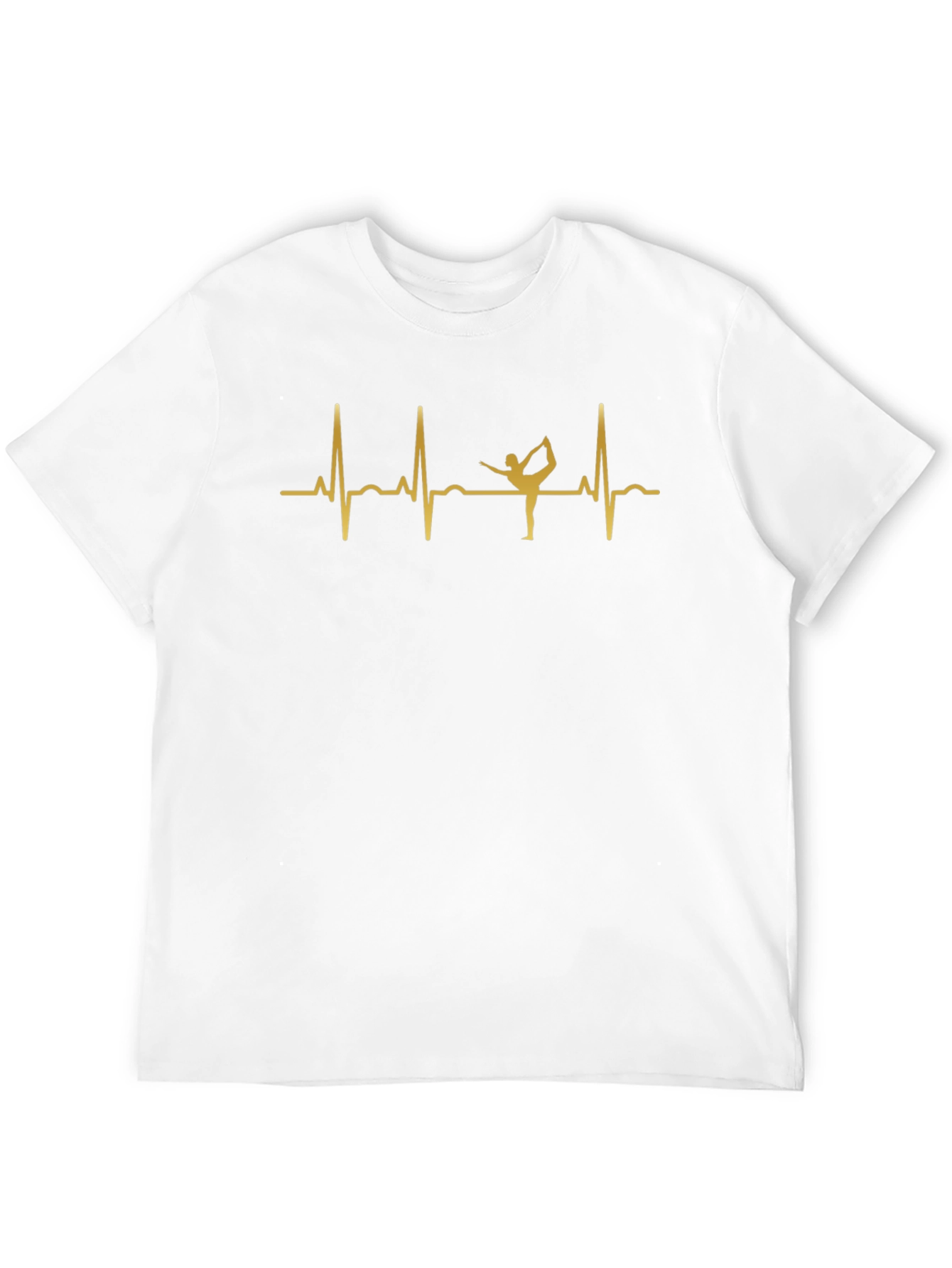 Yoga Heartbeat T-Shirt - Stylish & Comfortable