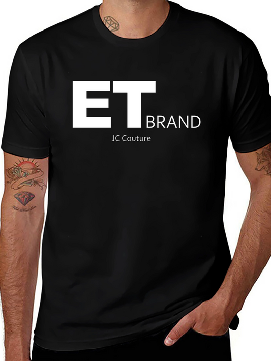 ET Brand T-Shirt - JC Couture Black Tee
