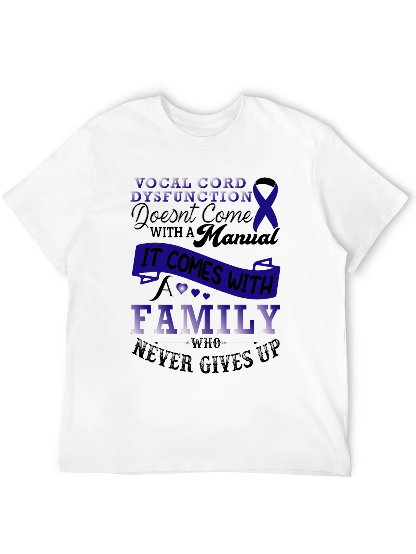 Vocal Cord Dysfunction Awareness T-Shirt