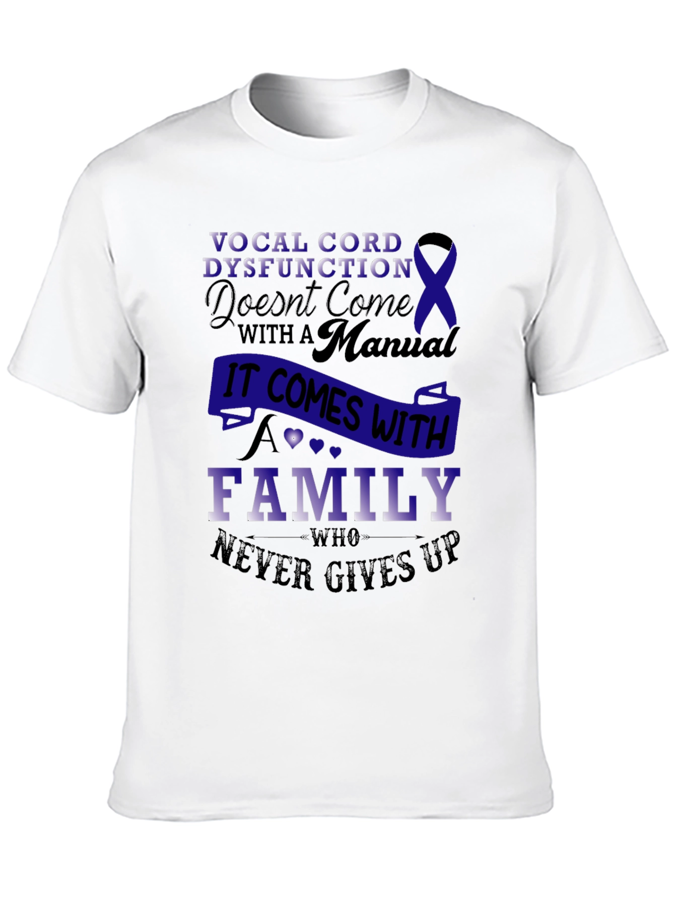 Vocal Cord Dysfunction Awareness T-Shirt