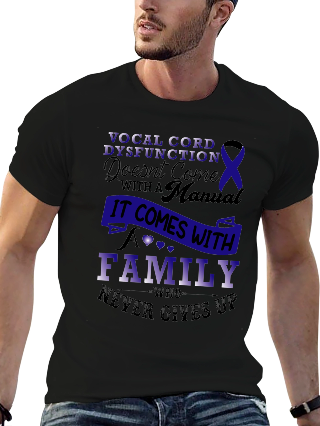 Vocal Cord Dysfunction Awareness T-Shirt