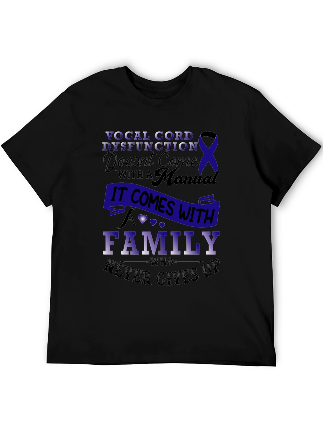 Vocal Cord Dysfunction Awareness T-Shirt