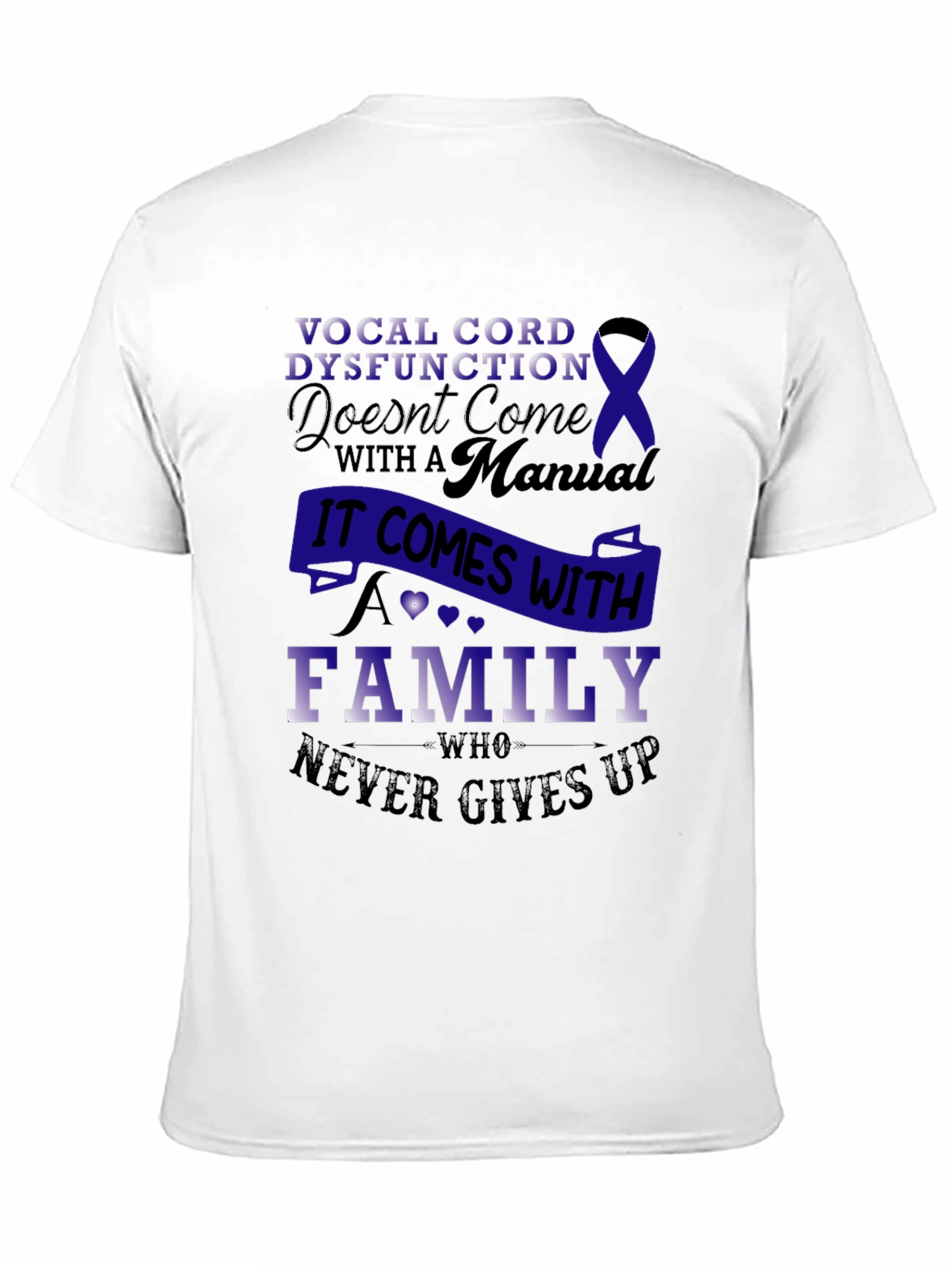 Vocal Cord Dysfunction Awareness T-Shirt