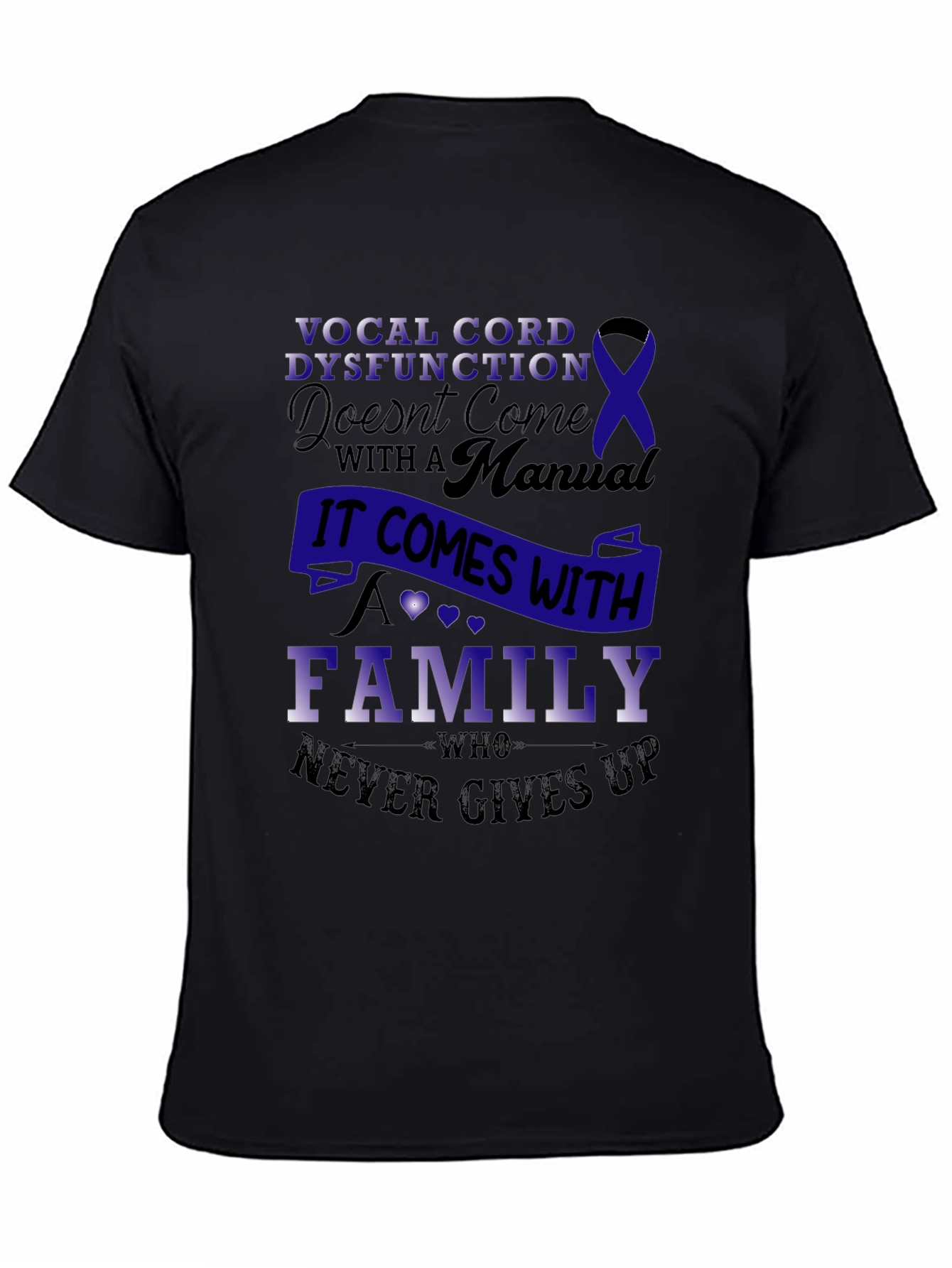 Vocal Cord Dysfunction Awareness T-Shirt