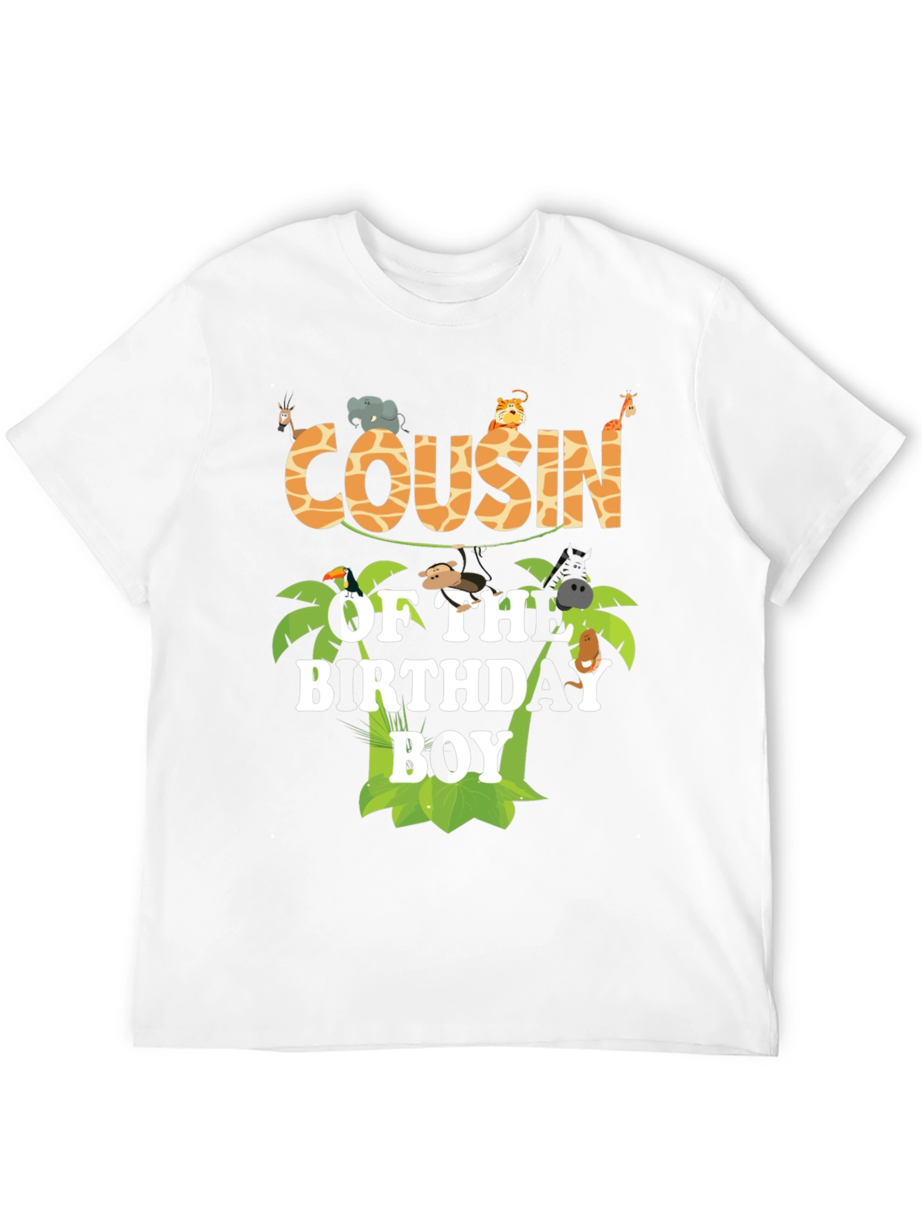 Cousin of the Birthday Boy Jungle Safari T-Shirt