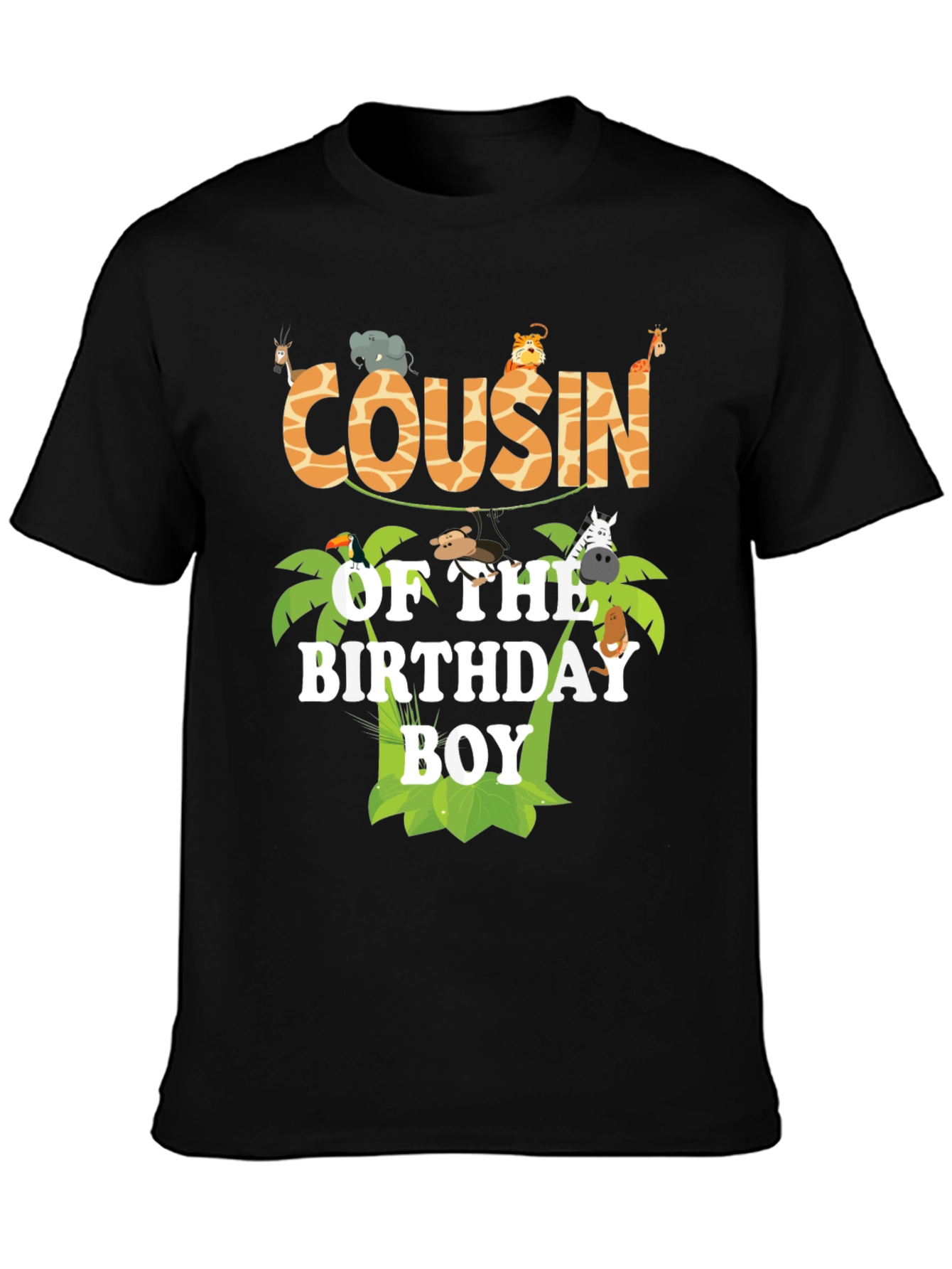 Cousin of the Birthday Boy Jungle Safari T-Shirt