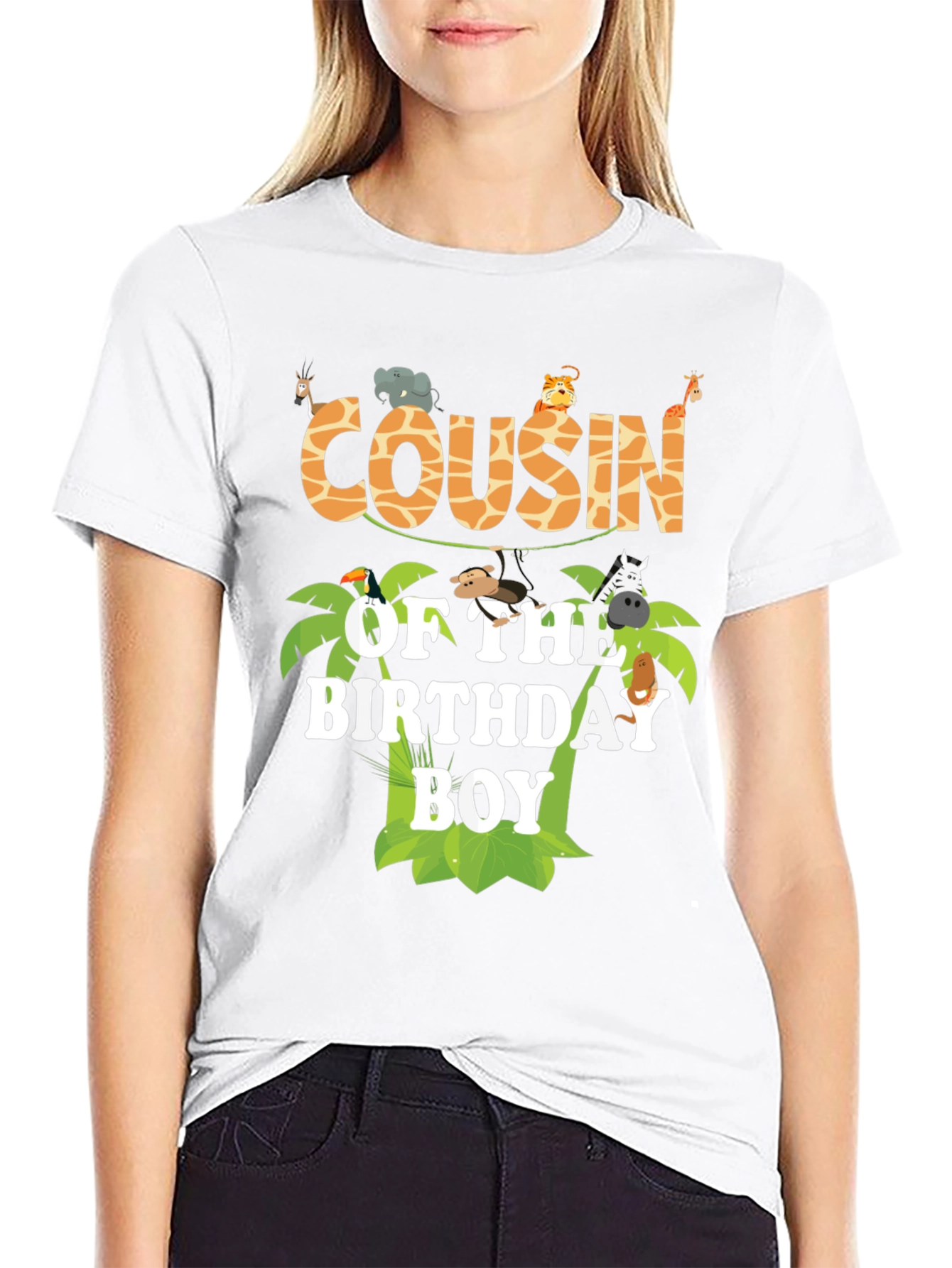 Cousin of the Birthday Boy Jungle Safari T-Shirt