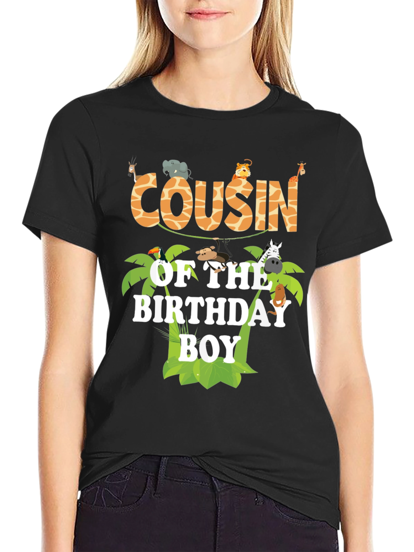 Cousin of the Birthday Boy Jungle Safari T-Shirt