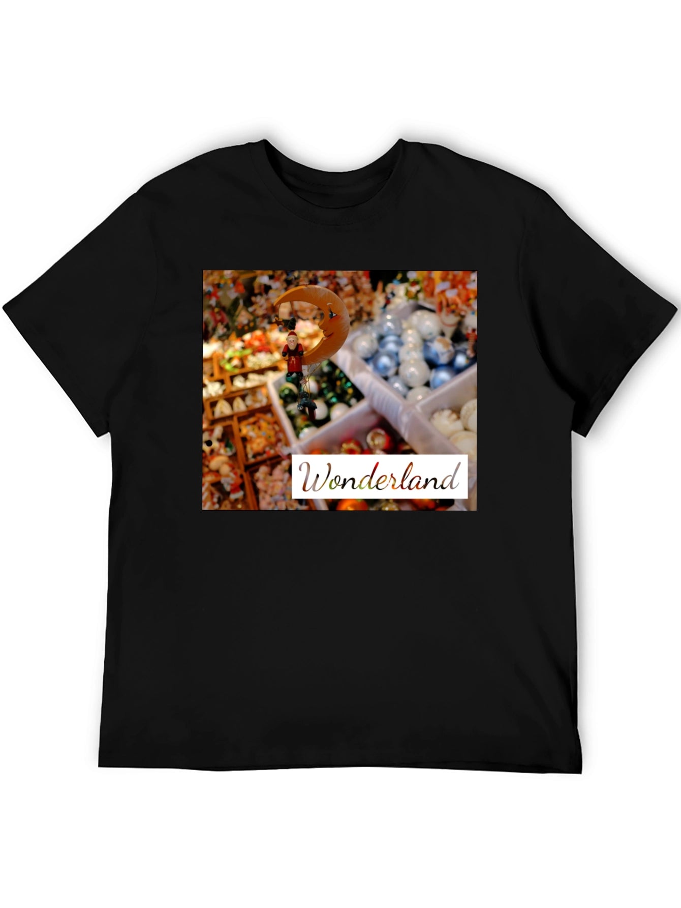 Wonderland Graphic Tee - Unique Festive Design