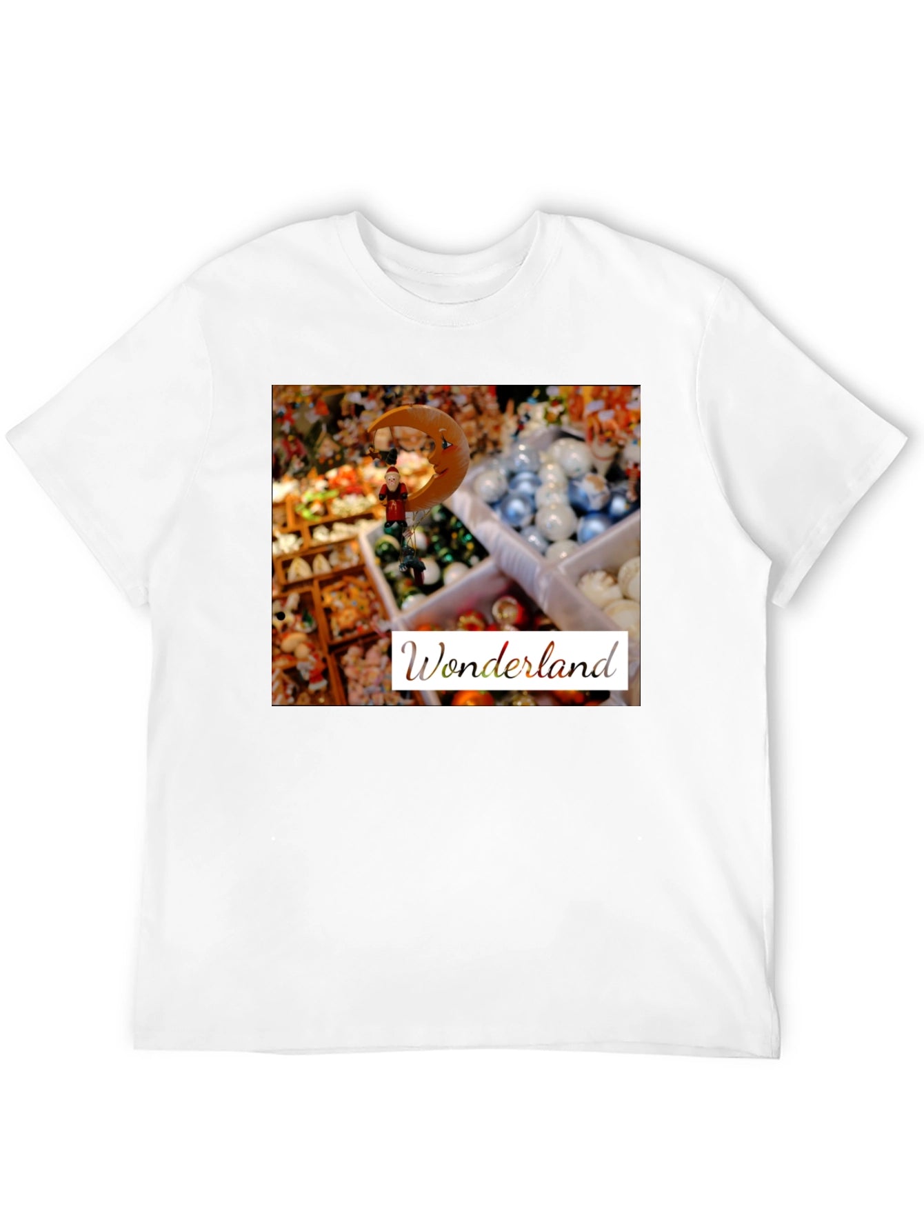Wonderland Graphic Tee - Unique Festive Design