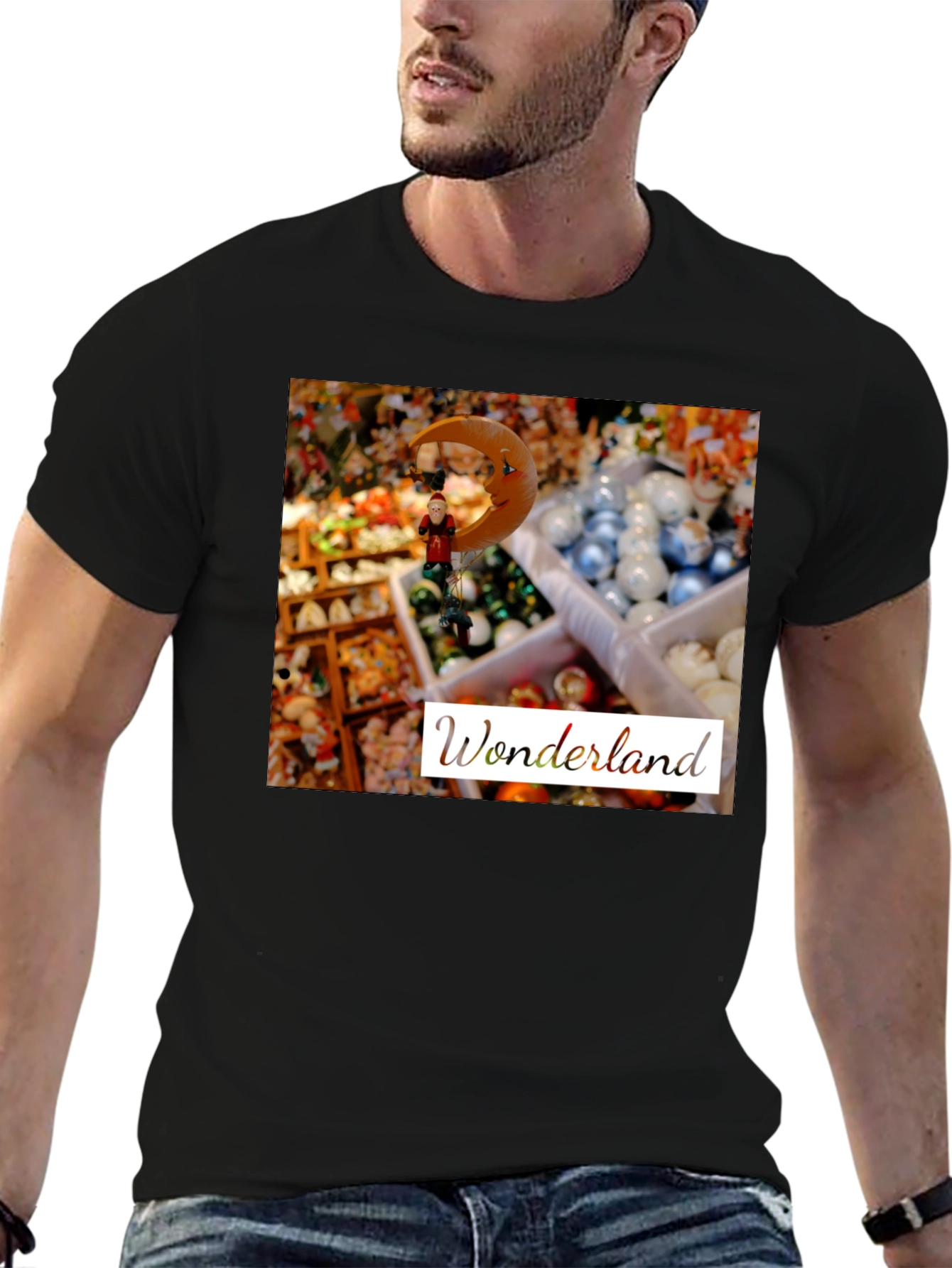 Wonderland Graphic Tee - Unique Festive Design