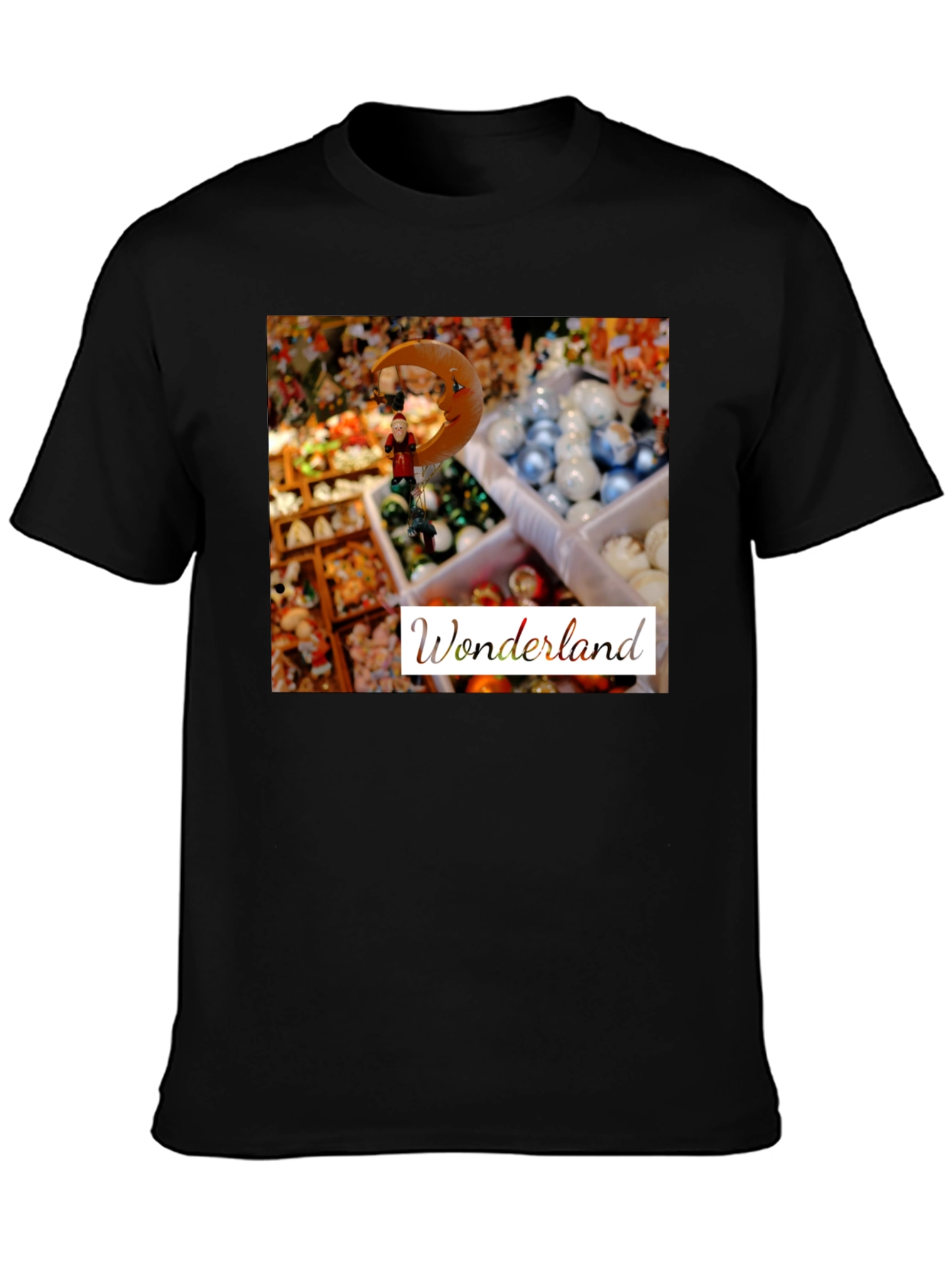 Wonderland Graphic Tee - Unique Festive Design