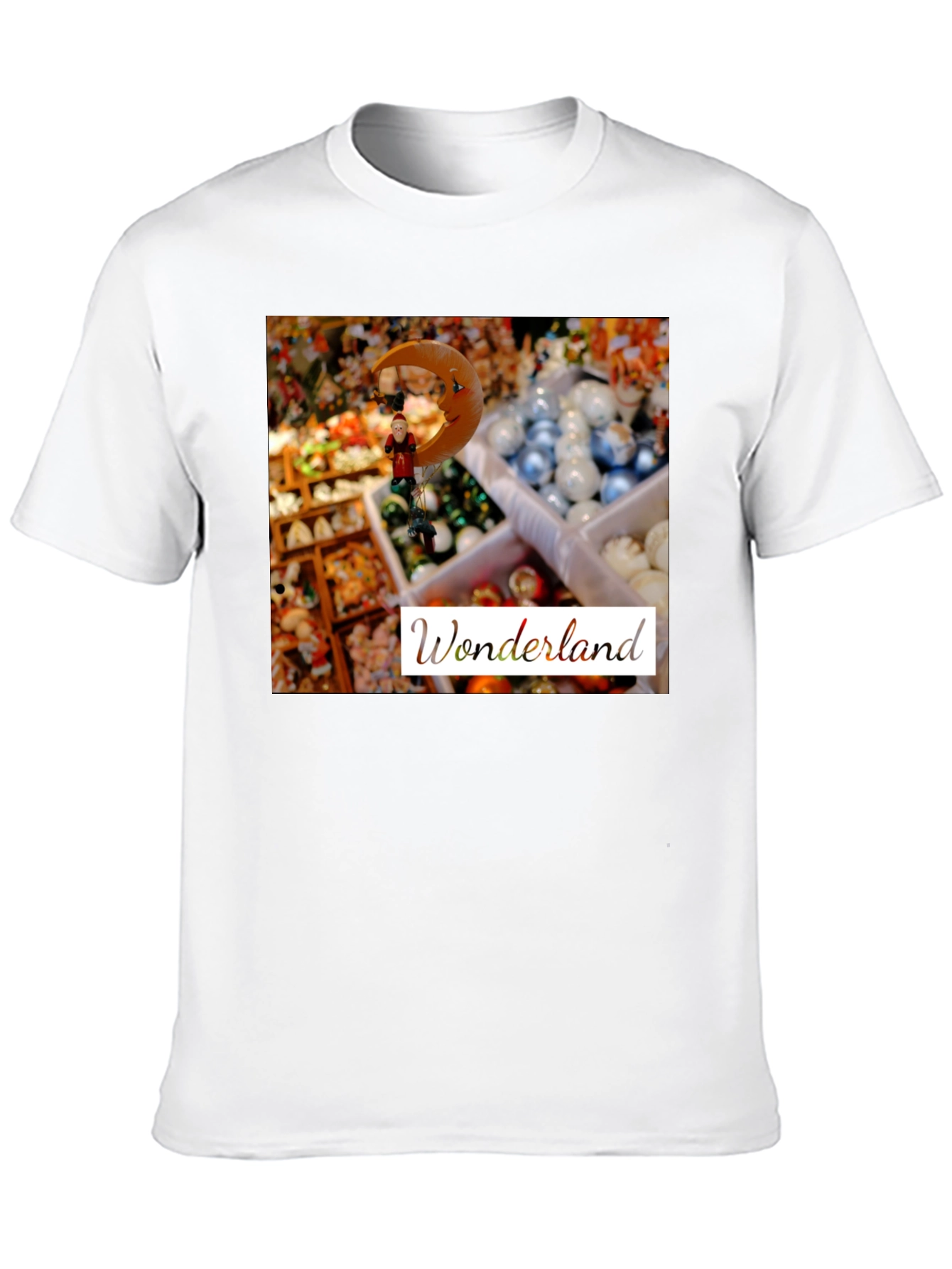 Wonderland Graphic Tee - Unique Festive Design