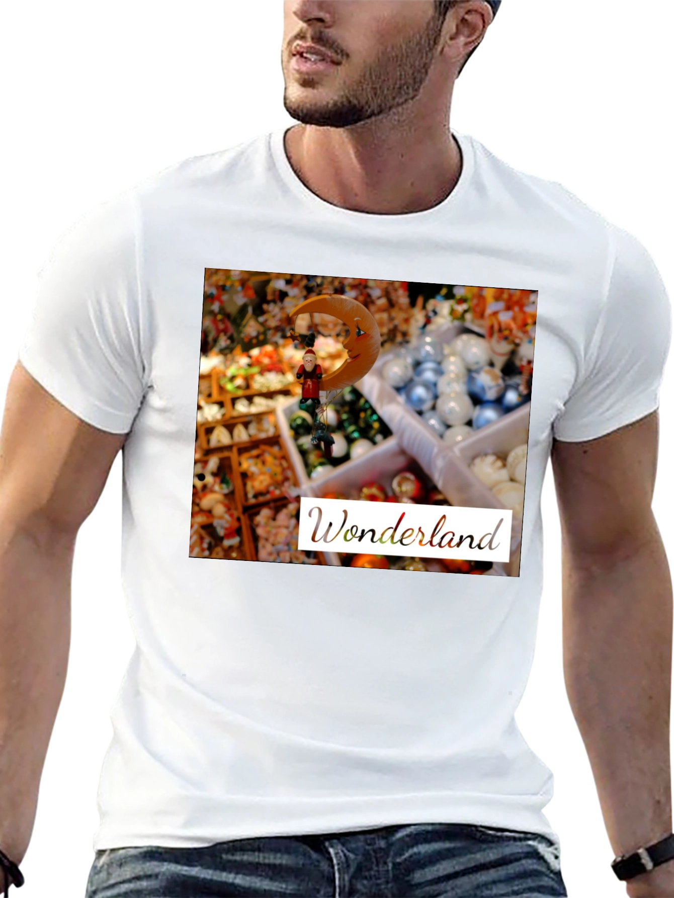 Wonderland Graphic Tee - Unique Festive Design