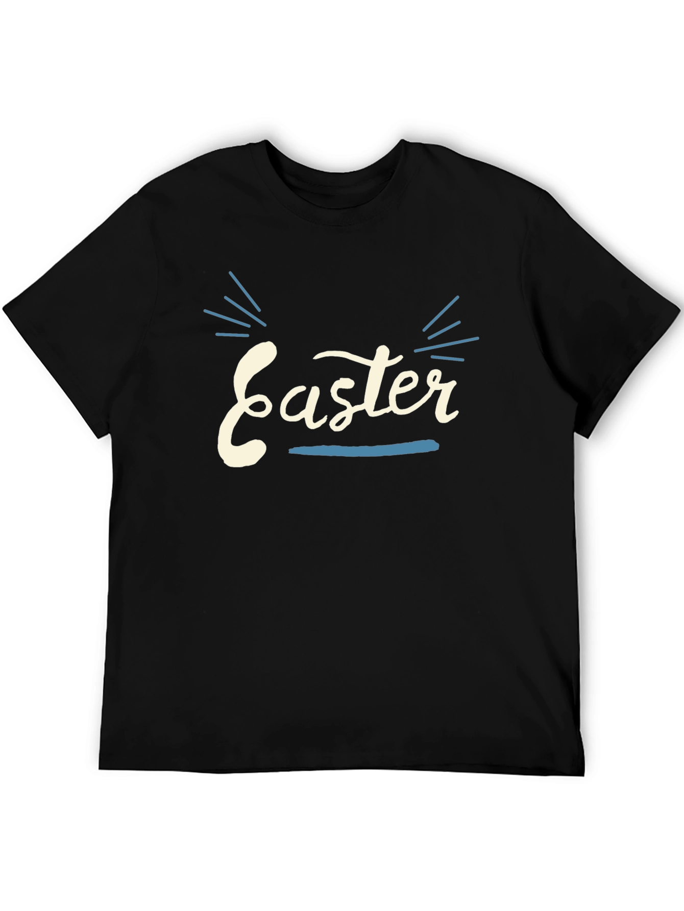 Easter Graphic T-Shirt - Black Holiday Tee
