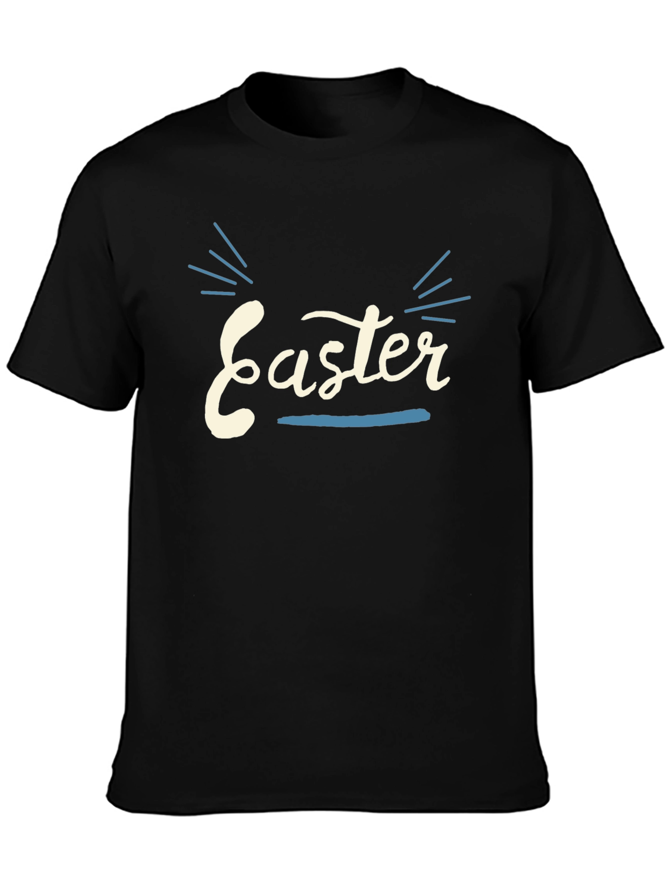 Easter Graphic T-Shirt - Black Holiday Tee