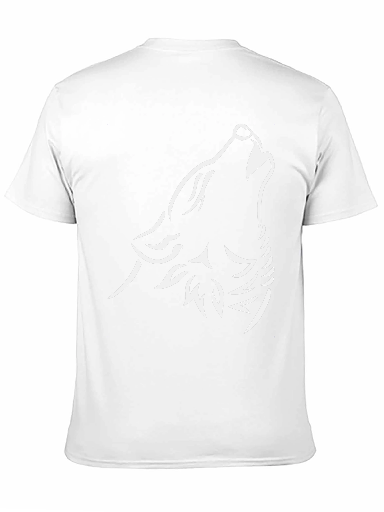 Black Wolf Howl Graphic Tee