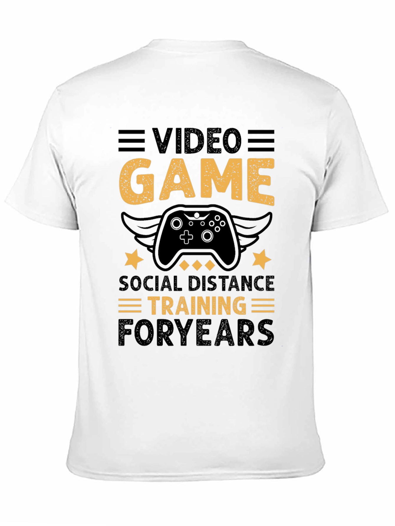 Video Game Social Distance Training T-Shirt