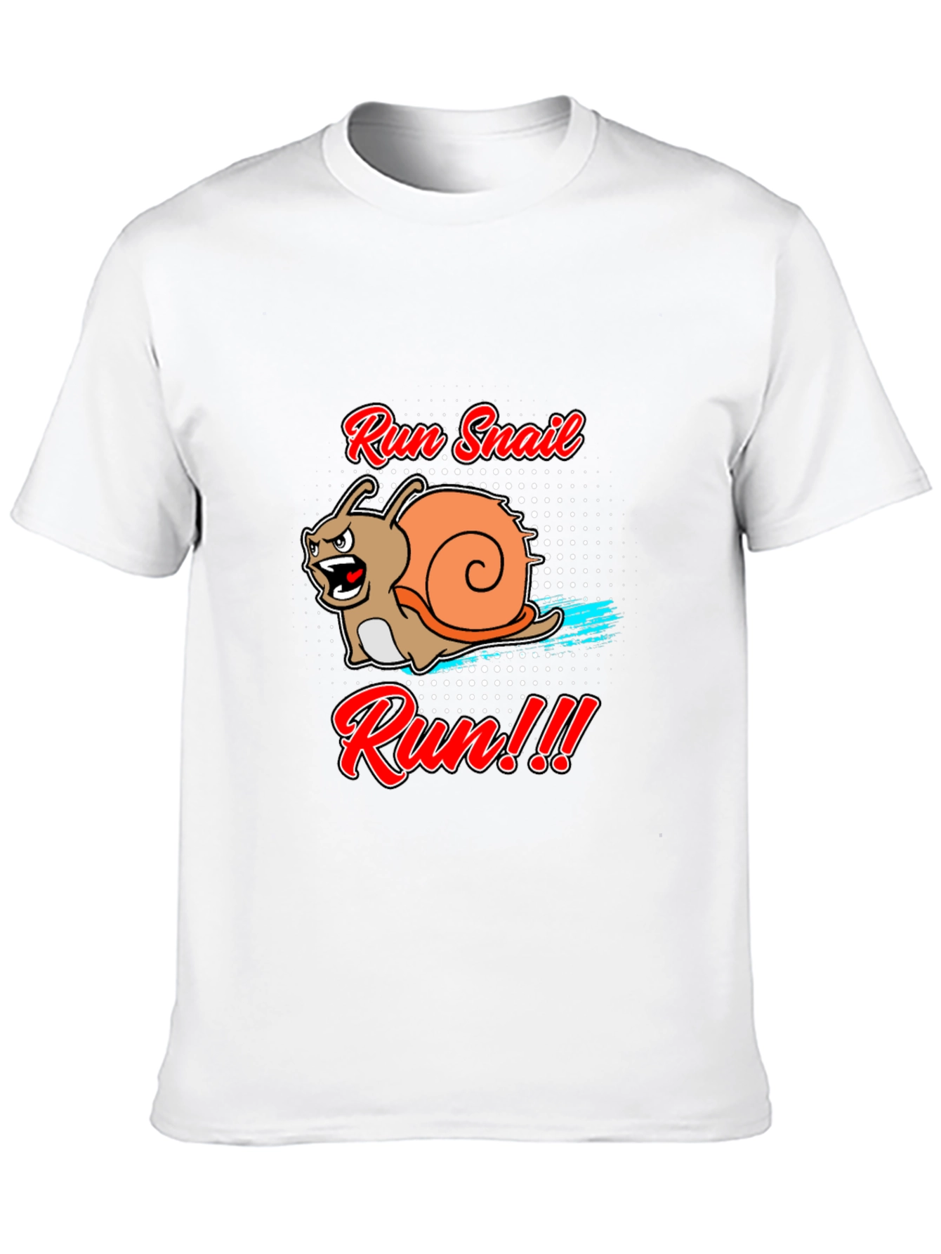 Run Snail Run T-Shirt - Funny Animal Tee