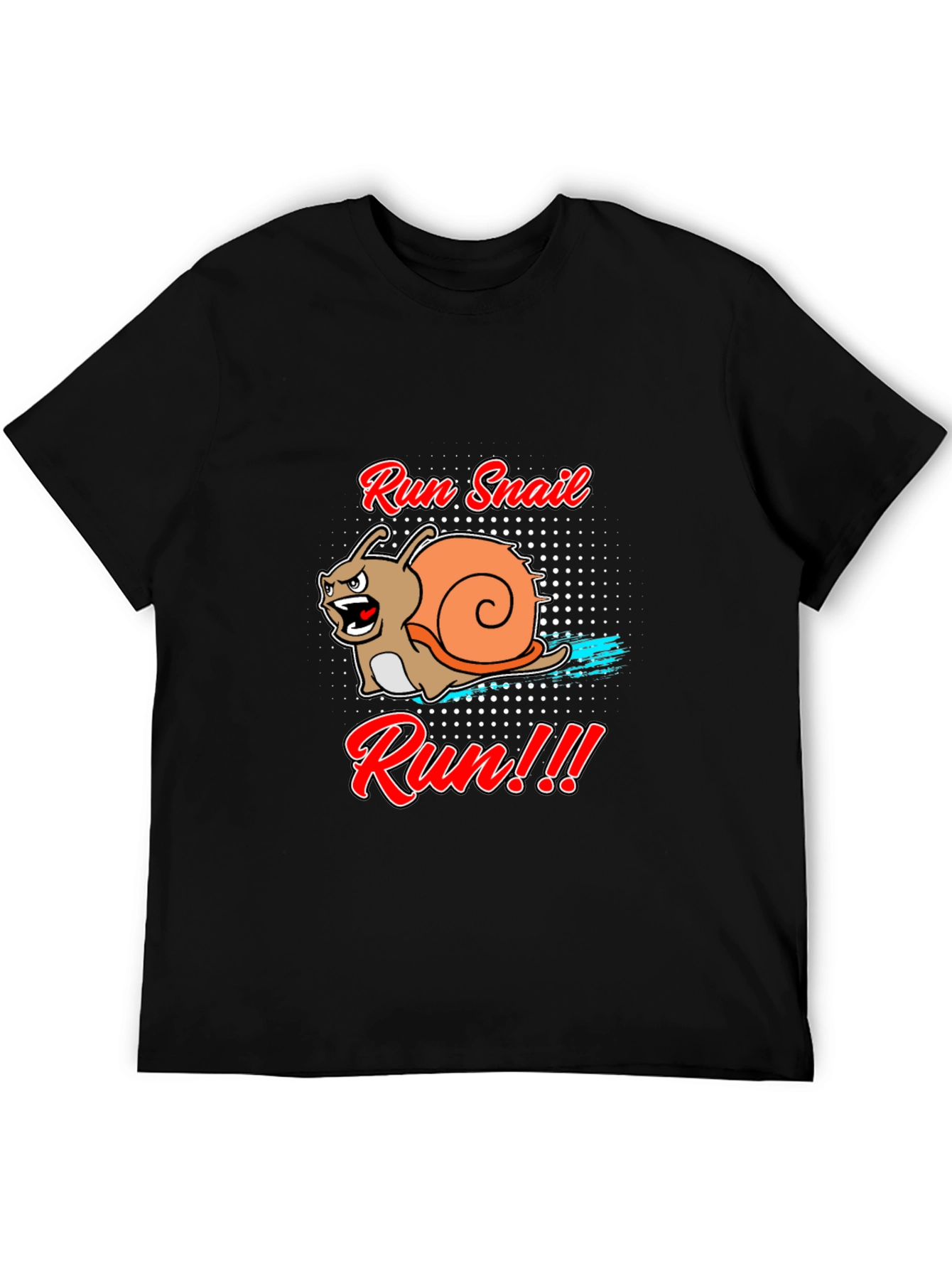 Run Snail Run T-Shirt - Funny Animal Tee