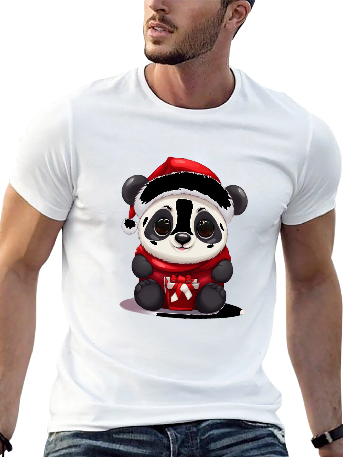 Festive Panda Tee