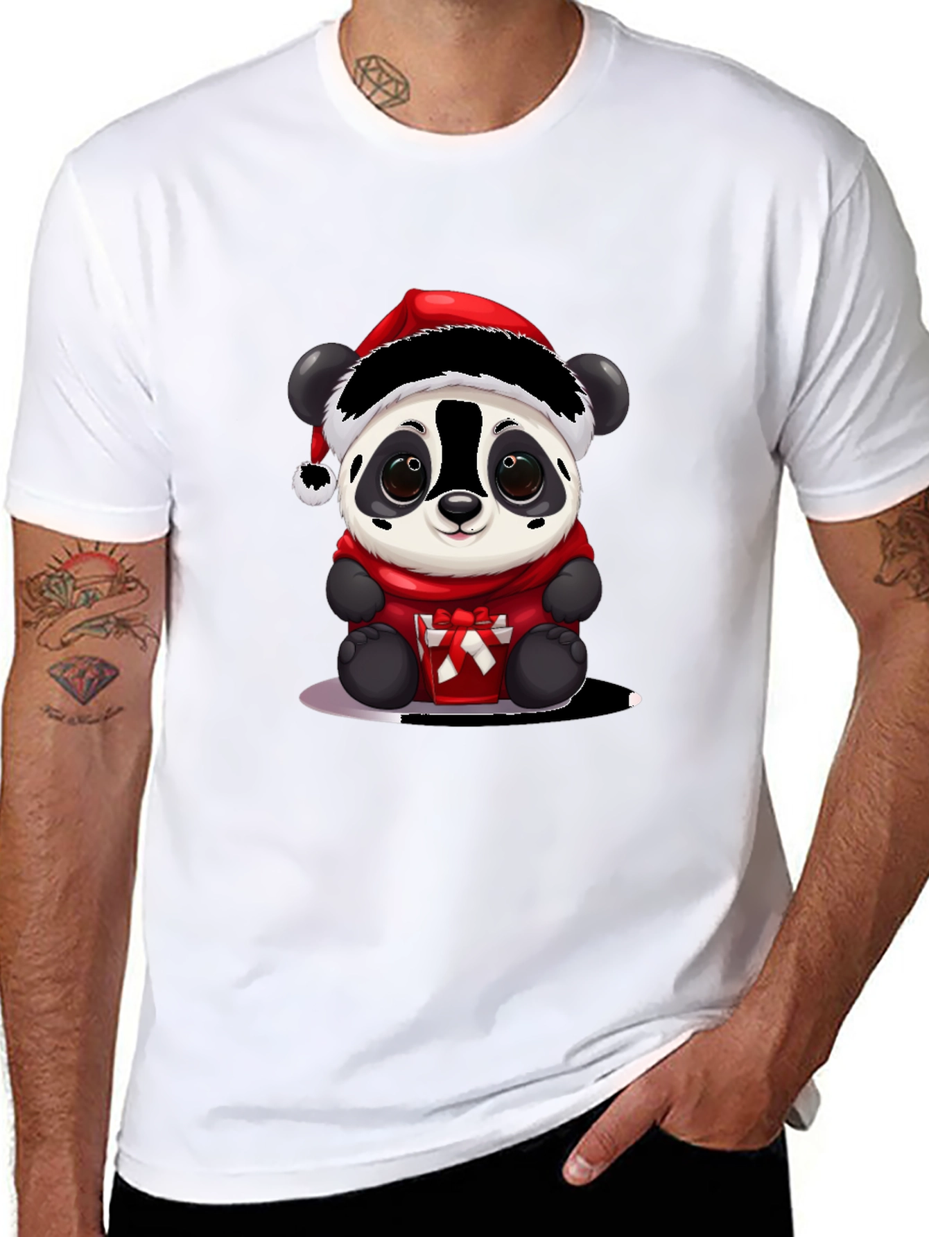Festive Panda Tee