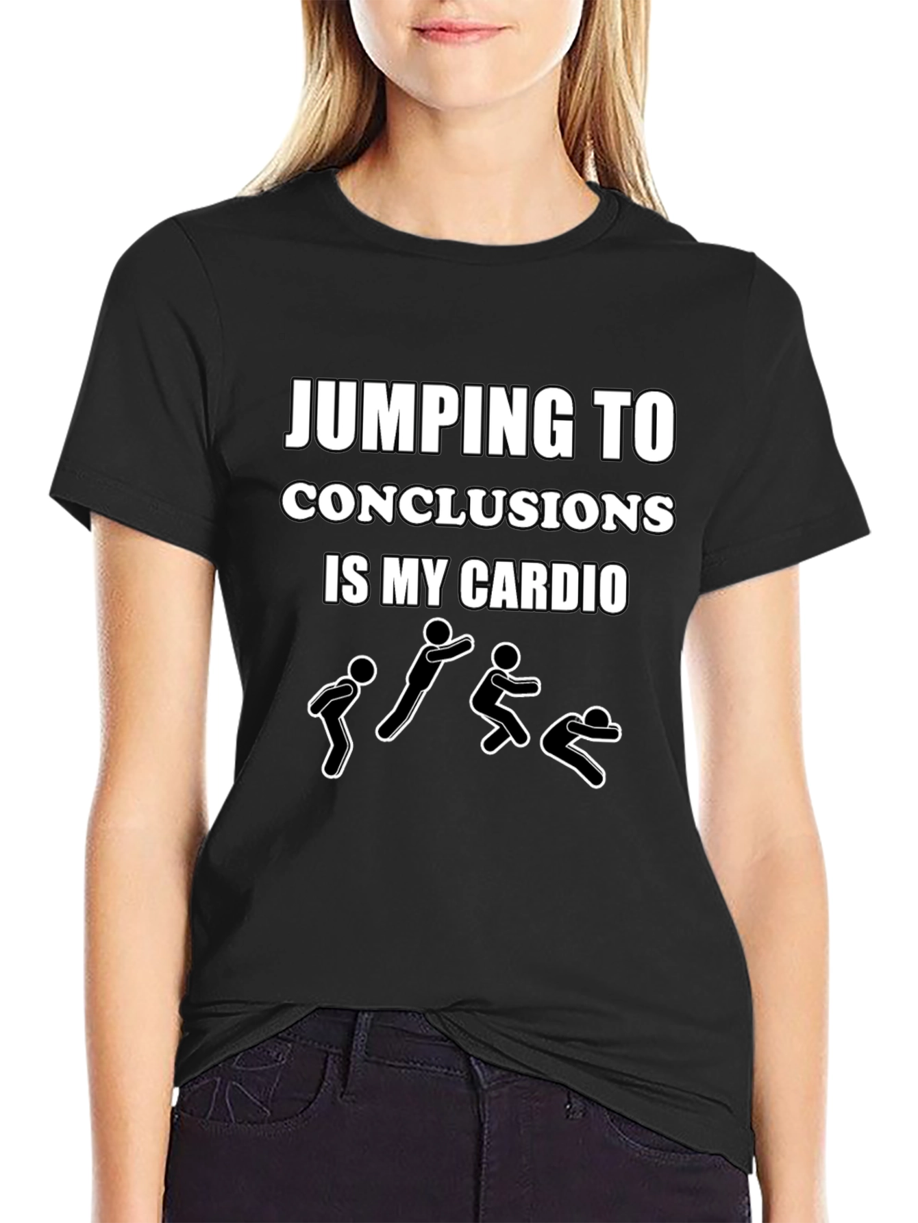 Jumping To Conclusions Funny Humor T-Shirt