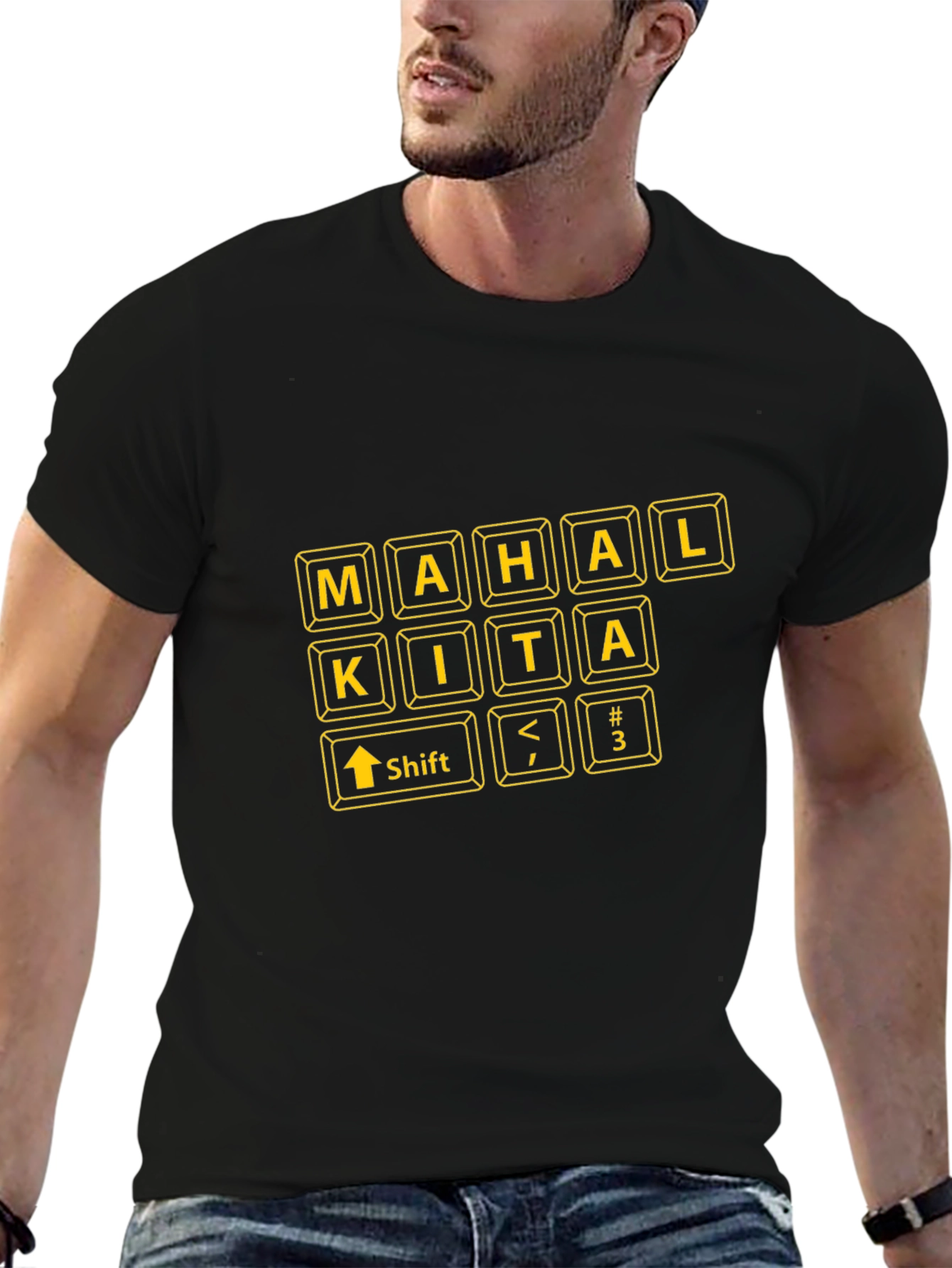 Mahal Kita Keyboard Tee - Filipino Love Shirt