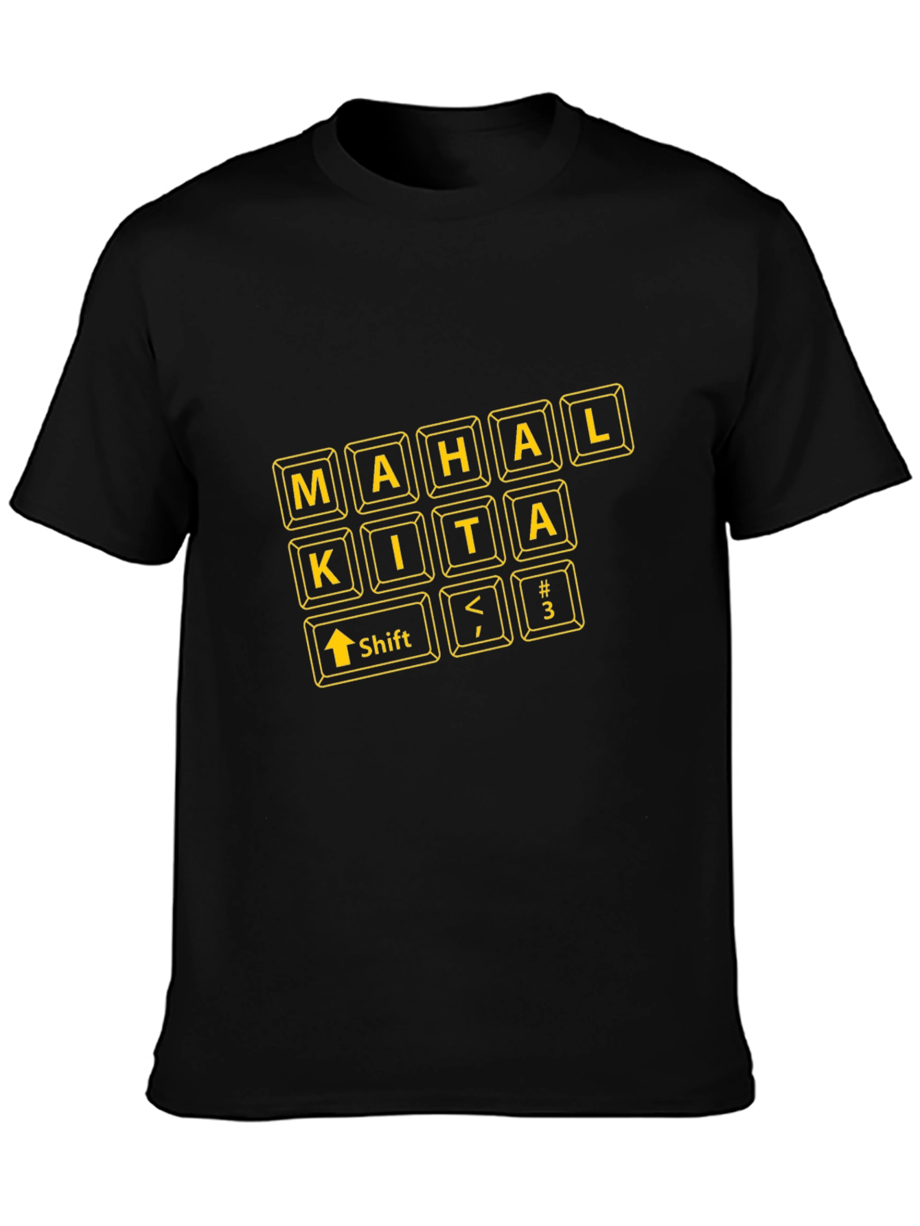 Mahal Kita Keyboard Tee - Filipino Love Shirt