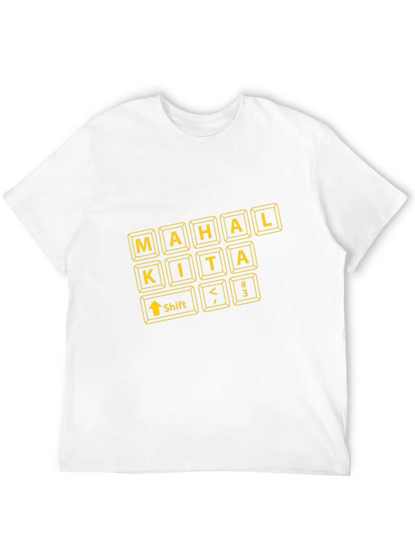 Mahal Kita Keyboard Tee - Filipino Love Shirt