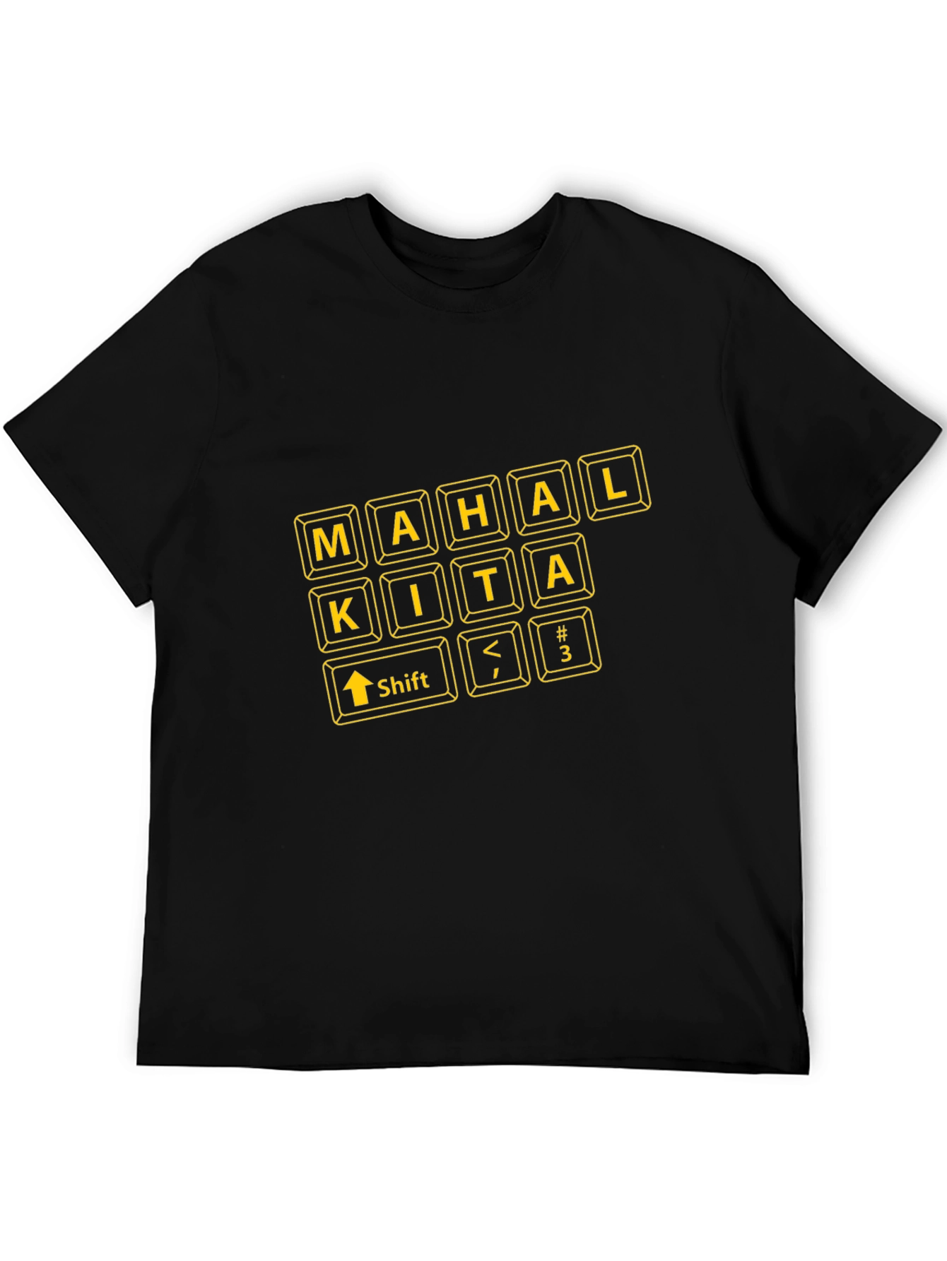 Mahal Kita Keyboard Tee - Filipino Love Shirt