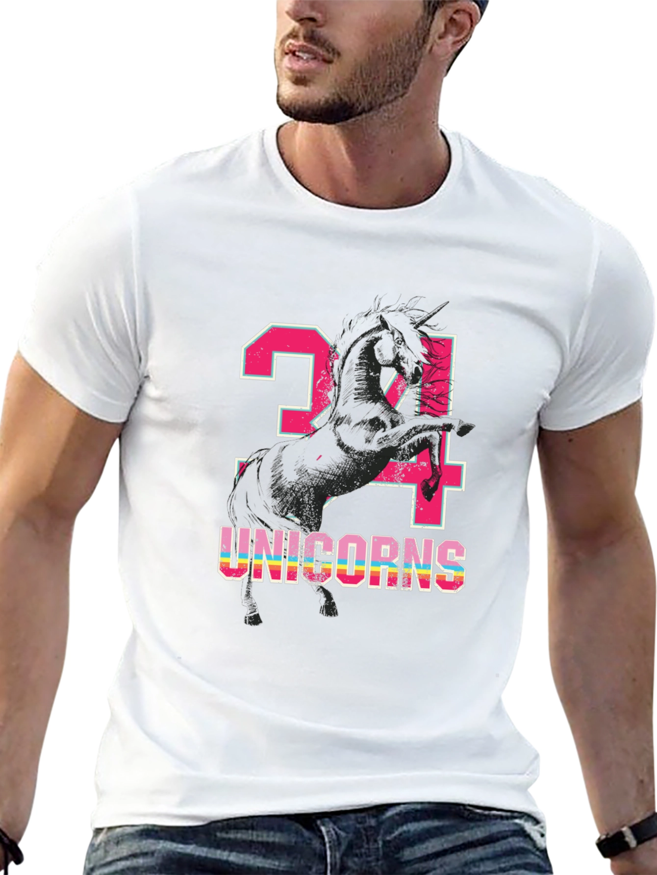 Unicorn Birthday Shirt 24 Unicorns