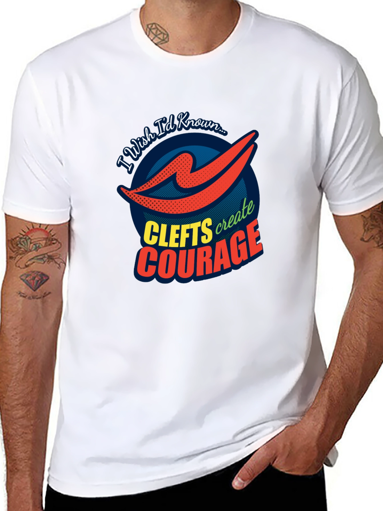 Clefts Create Courage Graphic Tee