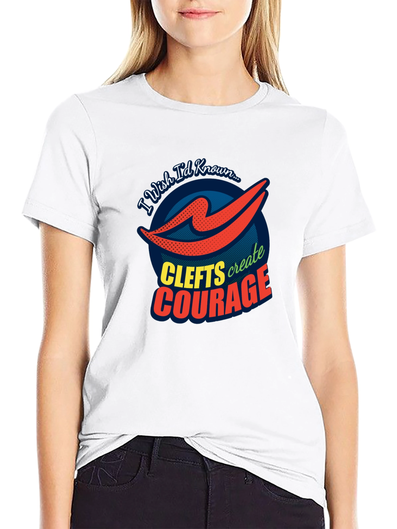 Clefts Create Courage Graphic Tee