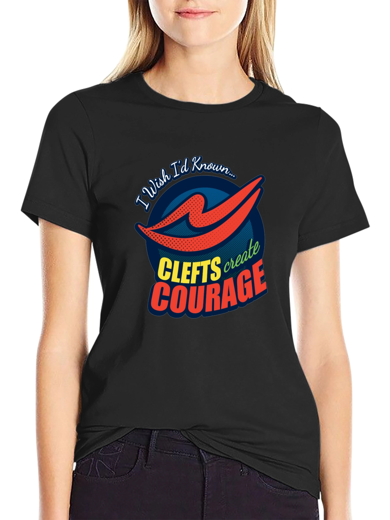 Clefts Create Courage Graphic Tee