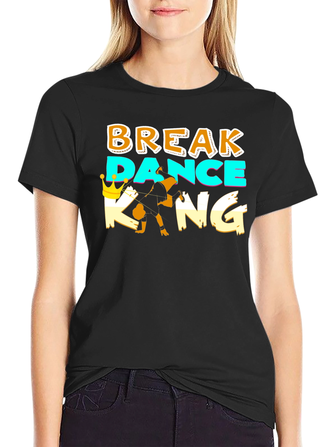 Break Dance King Graphic T-Shirt