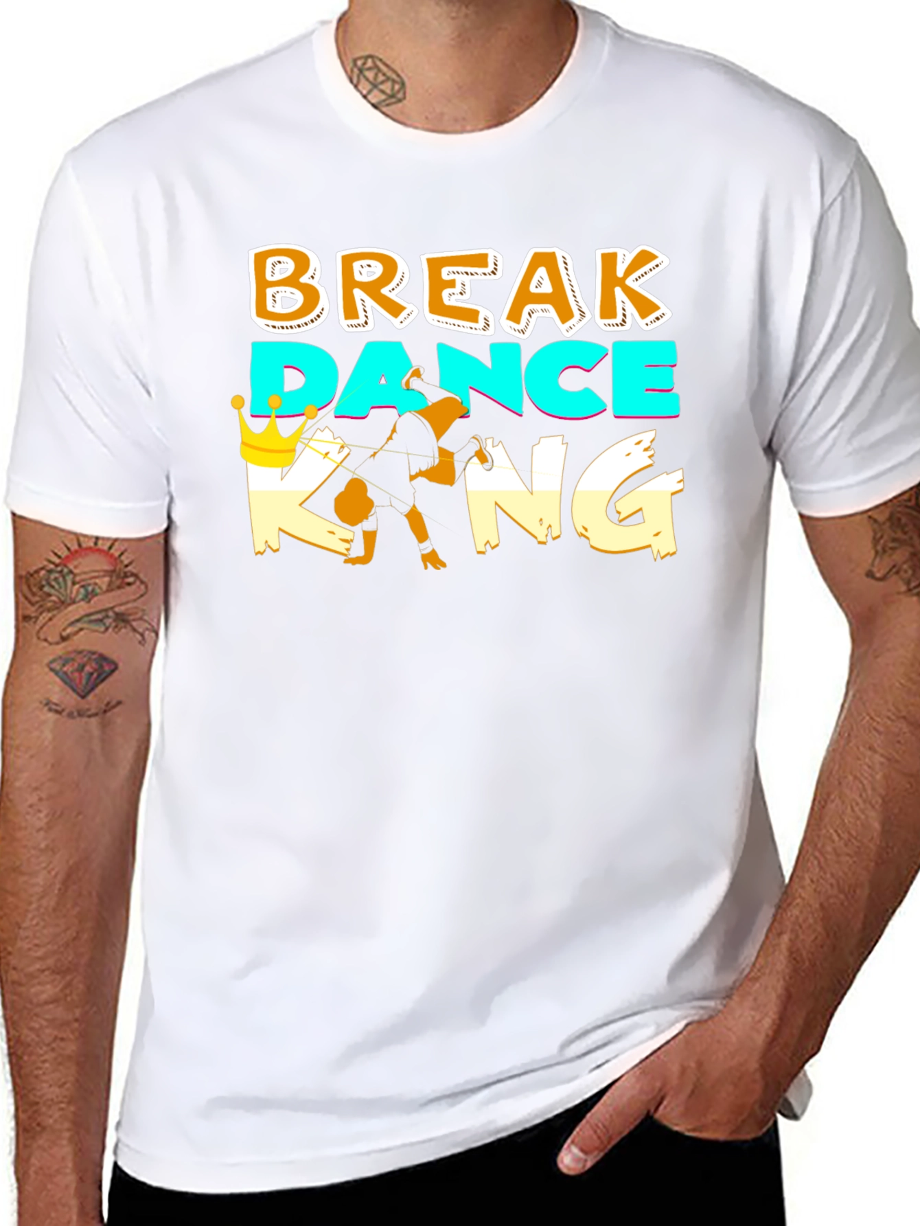 Break Dance King Graphic T-Shirt