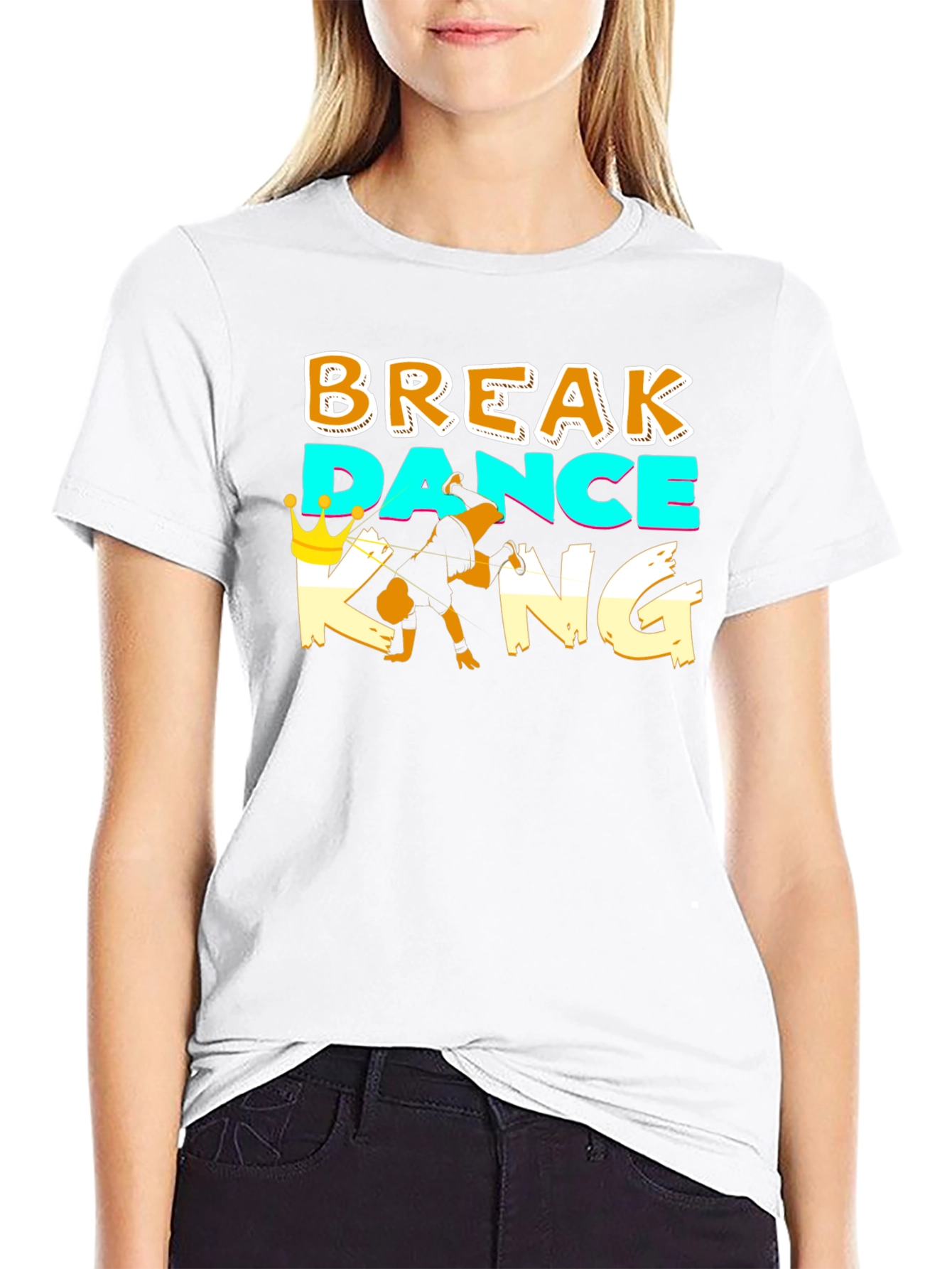 Break Dance King Graphic T-Shirt