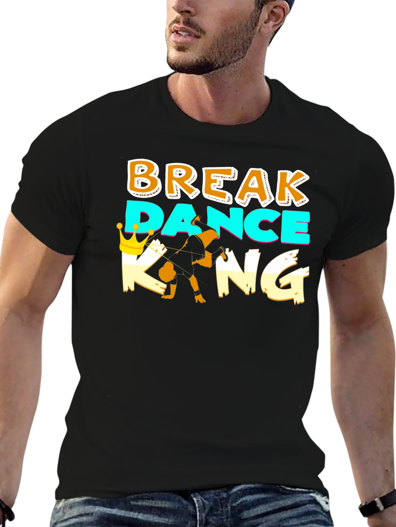 Break Dance King Graphic T-Shirt